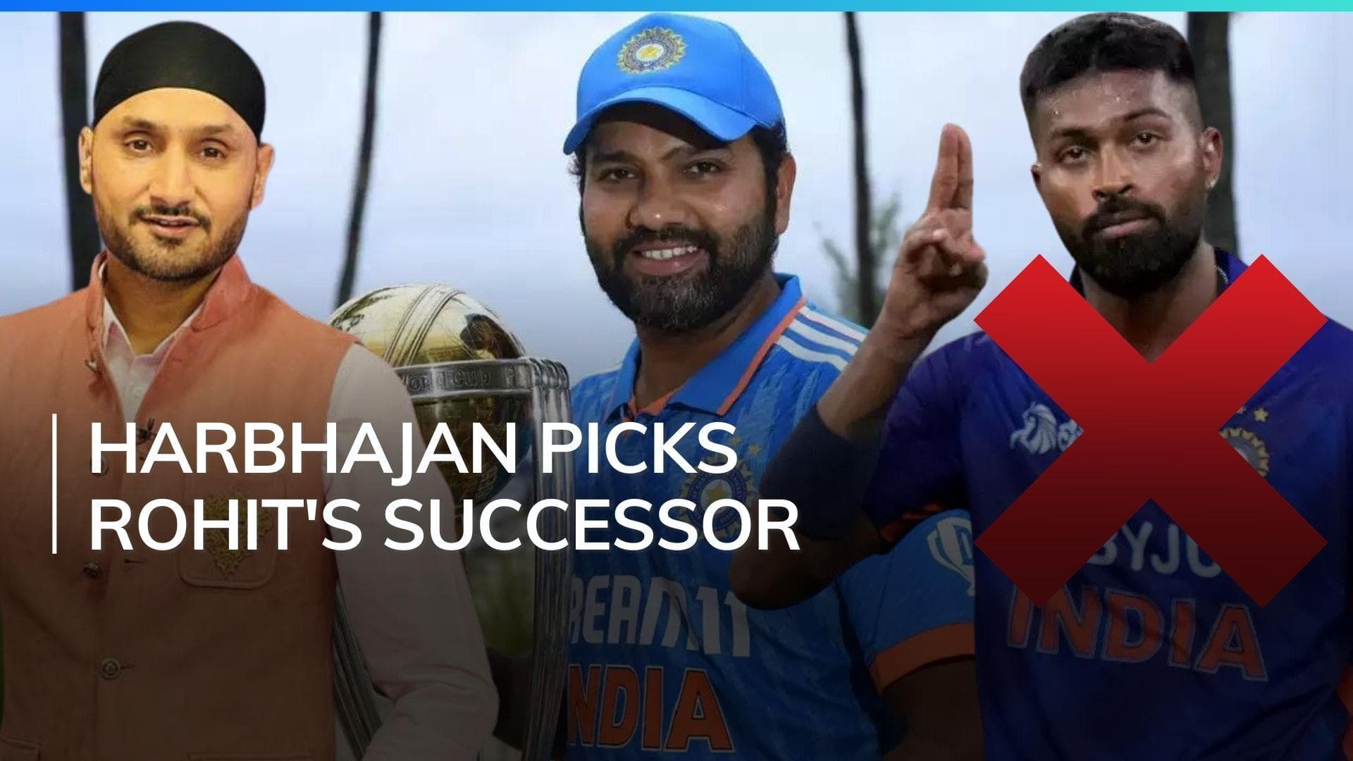 Not Hardik Pandya but Harbhajan wants this player to succeed Rohit Sharma as Team India's T20 captain