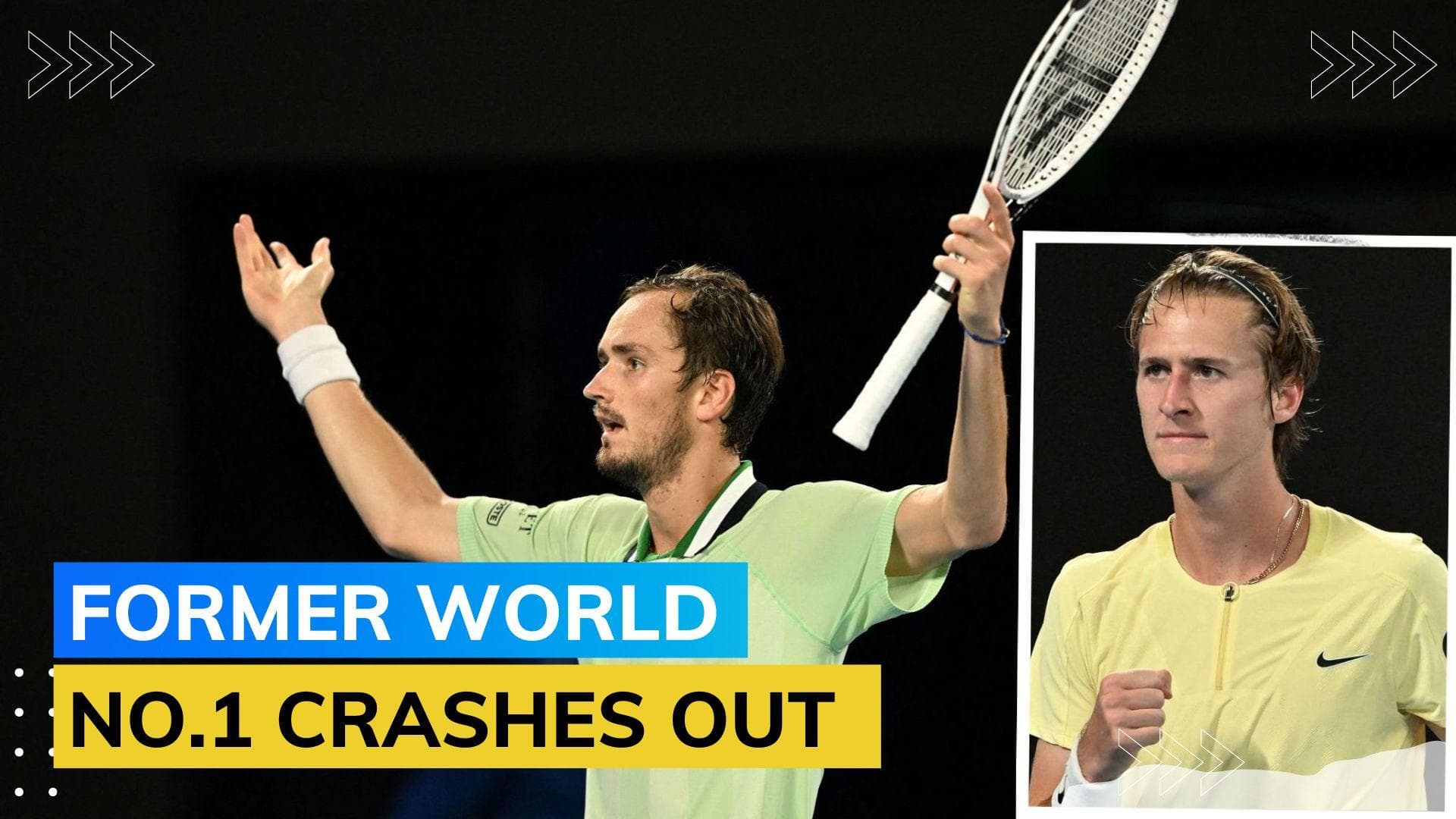 Watch Aus Open Highlights: Former World No. 1 Daniil Medvedev loses to Sebastian Korda in straight sets
