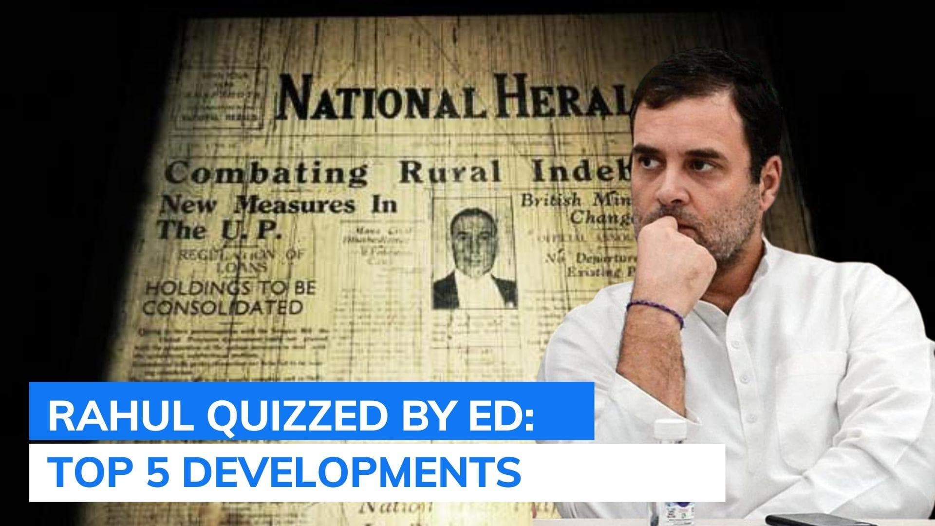 National Herald case: Rahul's questioning to continue, all you need to know from Day 1