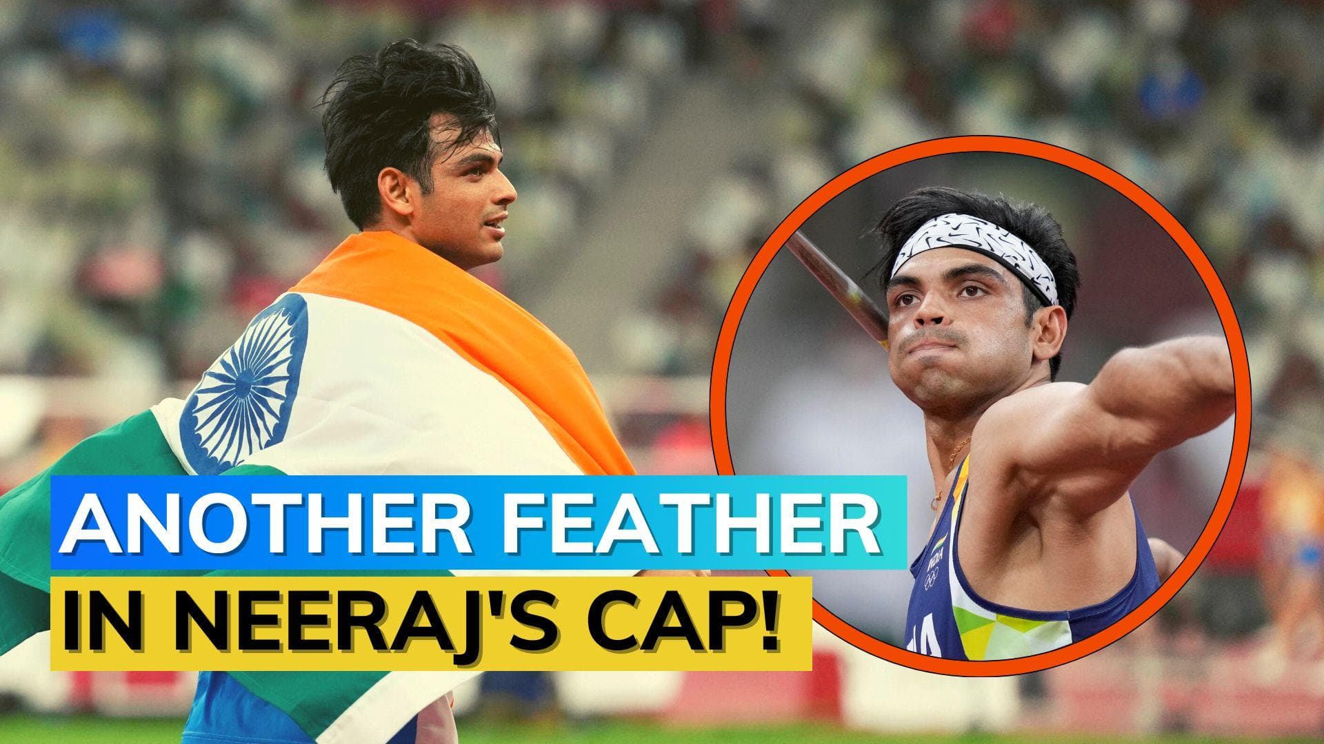 Neeraj Chopra becomes 1st Indian track & field athlete to attain No.1 world ranking