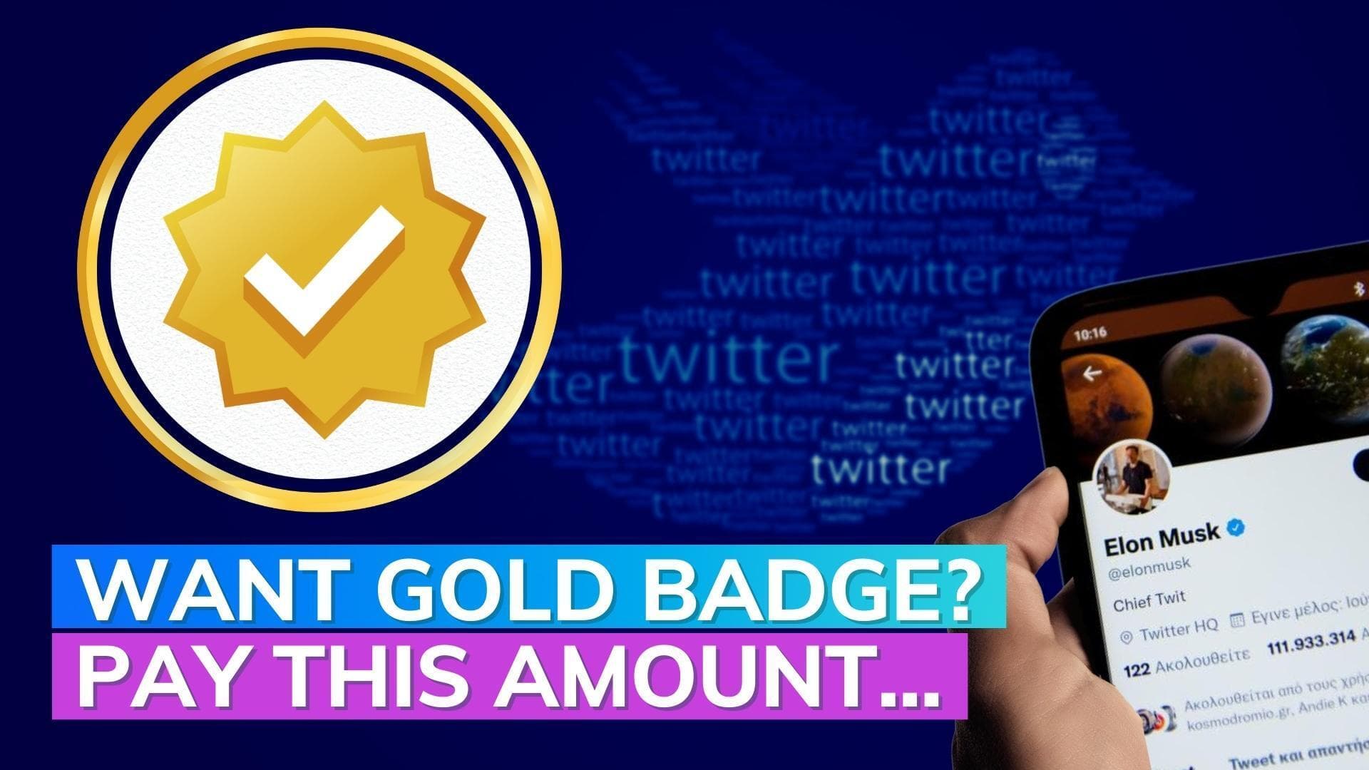 Twitter to charge businesses $1000 per month for gold badges: report
