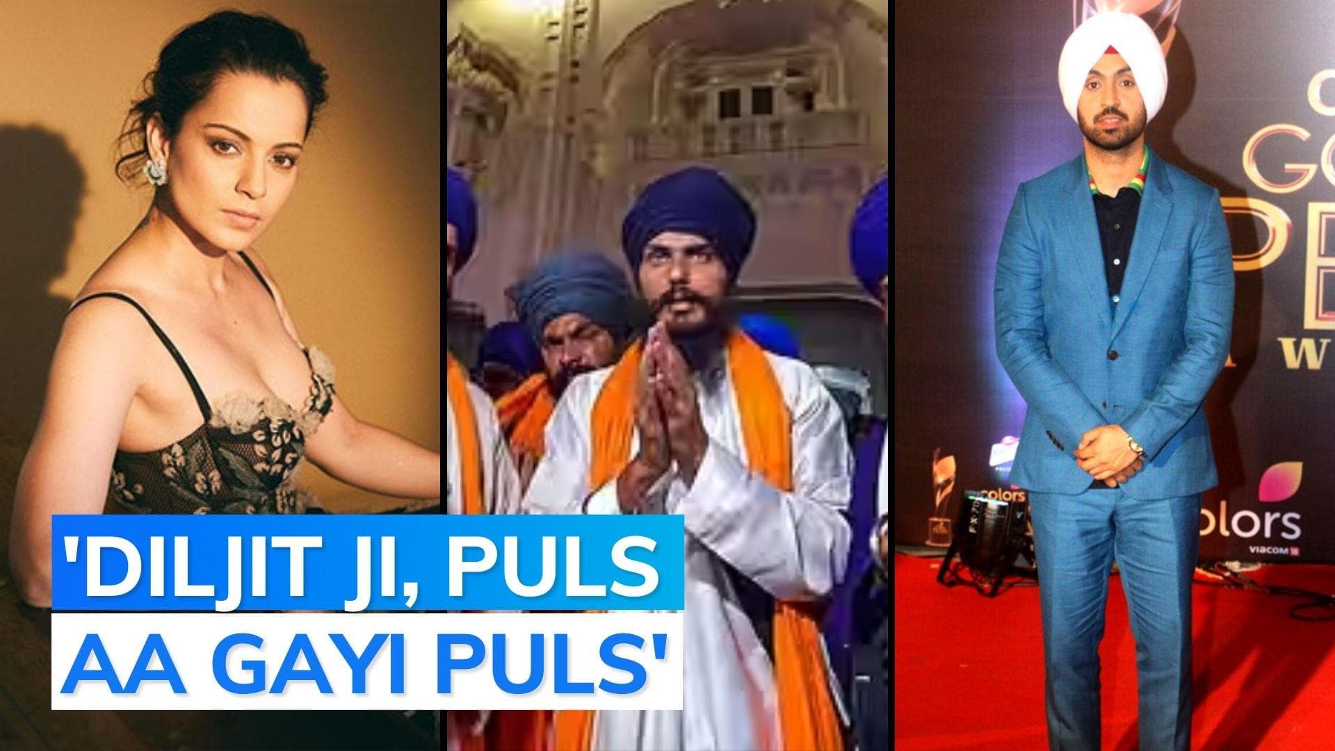 Amritpal crackdown: Kangana Ranaut targets Diljit Dosanjh, warns 'Khalistan supporters'