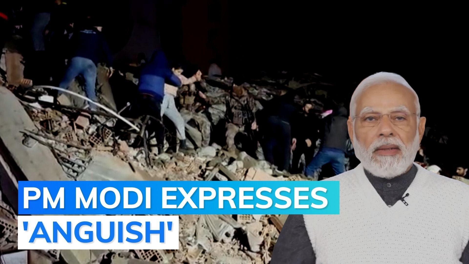 Turkey-Syria earthquake: PM Modi offers India's help as death toll crosses 560