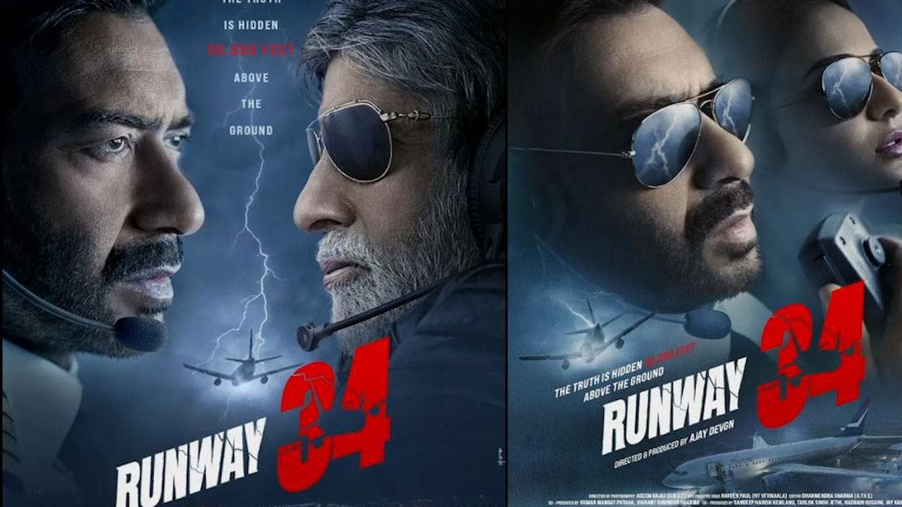 Runway 34 : একসঙ্গে অজয়-অমিতাভ-রকুল, প্রকাশ্যে রানওয়ে 34-এর মোশন পোস্টার