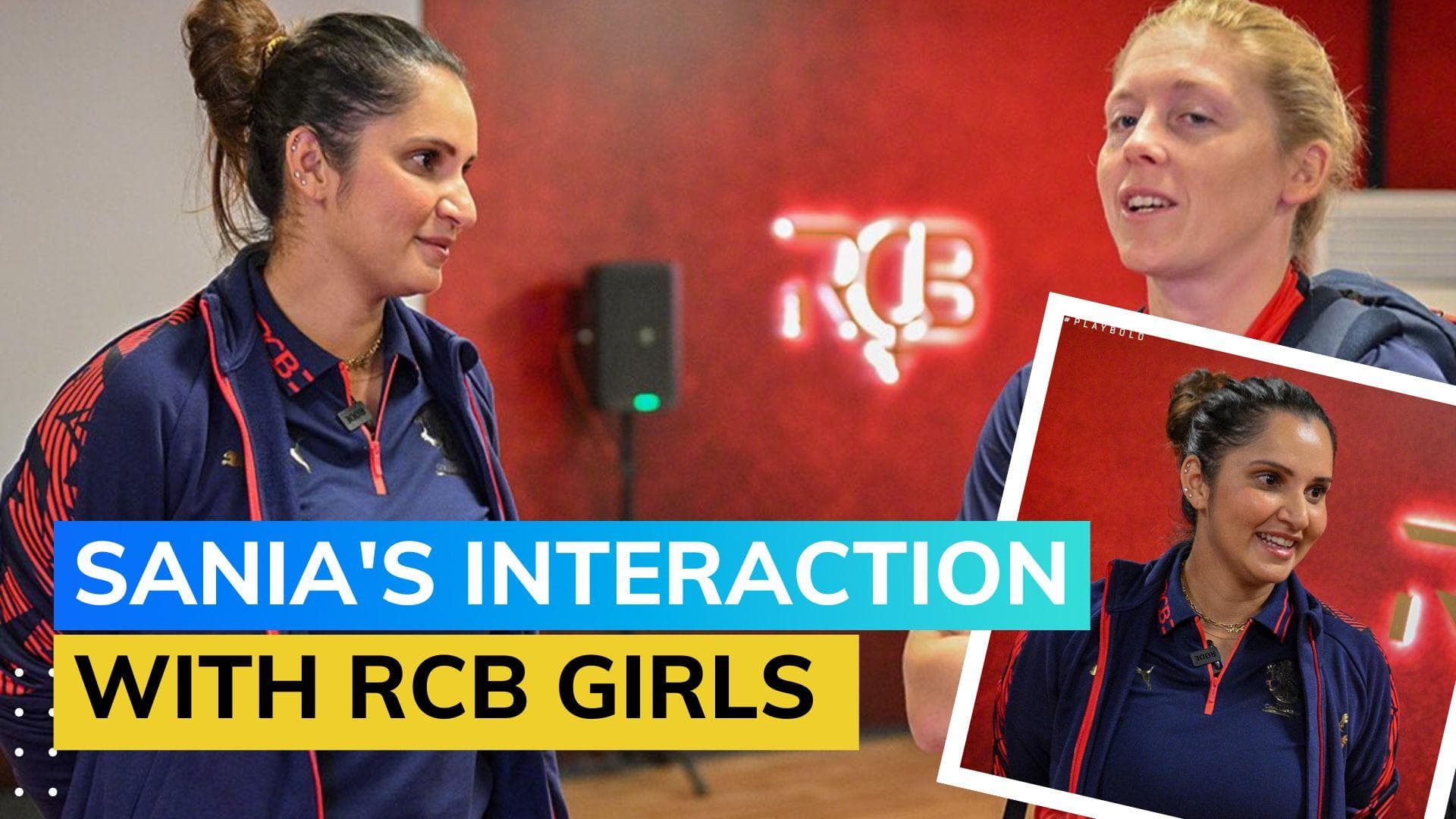 I am here as a friend, here to help: RCB mentor Sania Mirza