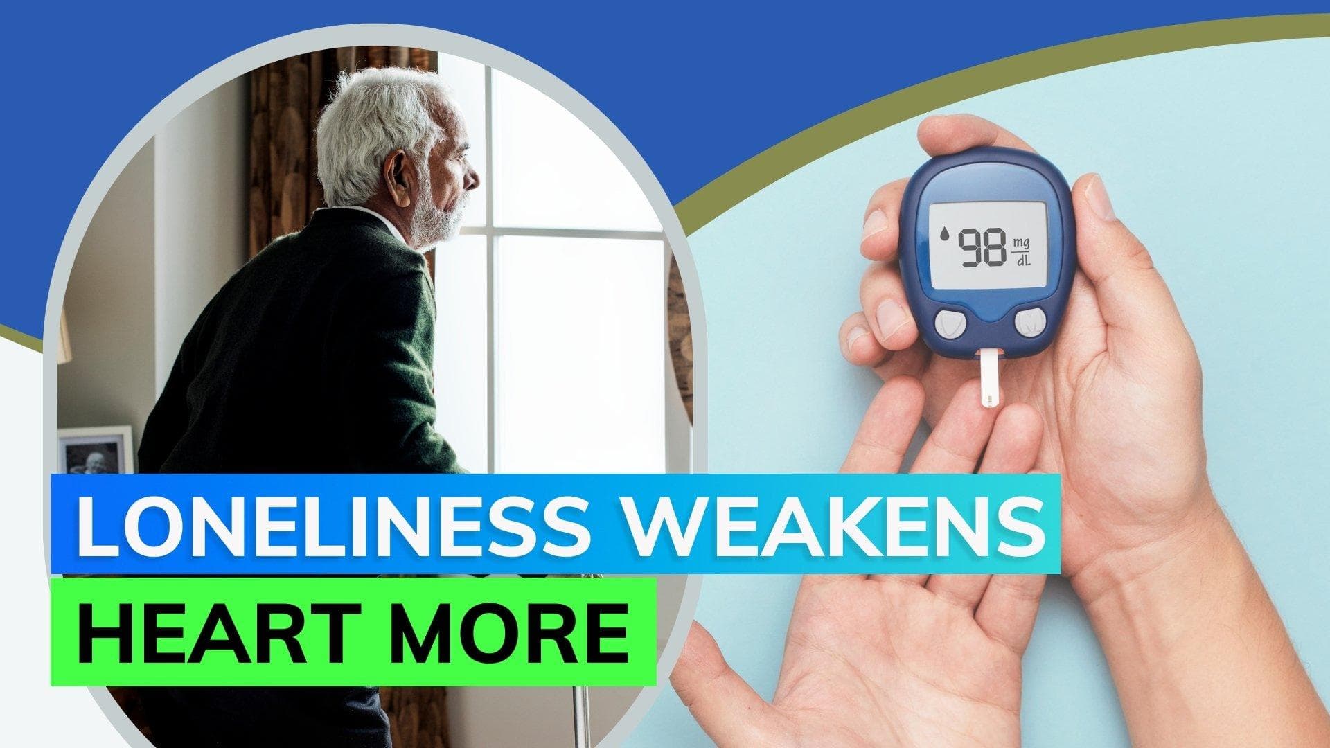 Loneliness is worse than smoking for people with diabetes, reveals research 