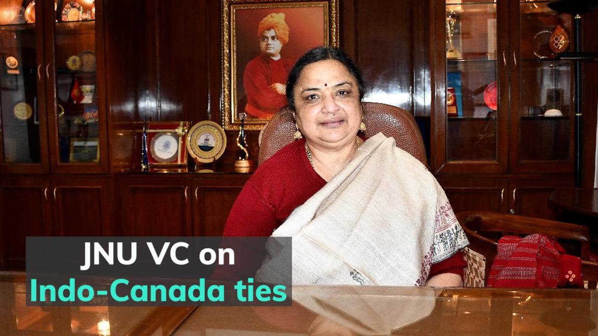 Here's what JNU's new VC Santishree Pandit thinks is plaguing India-Canada ties