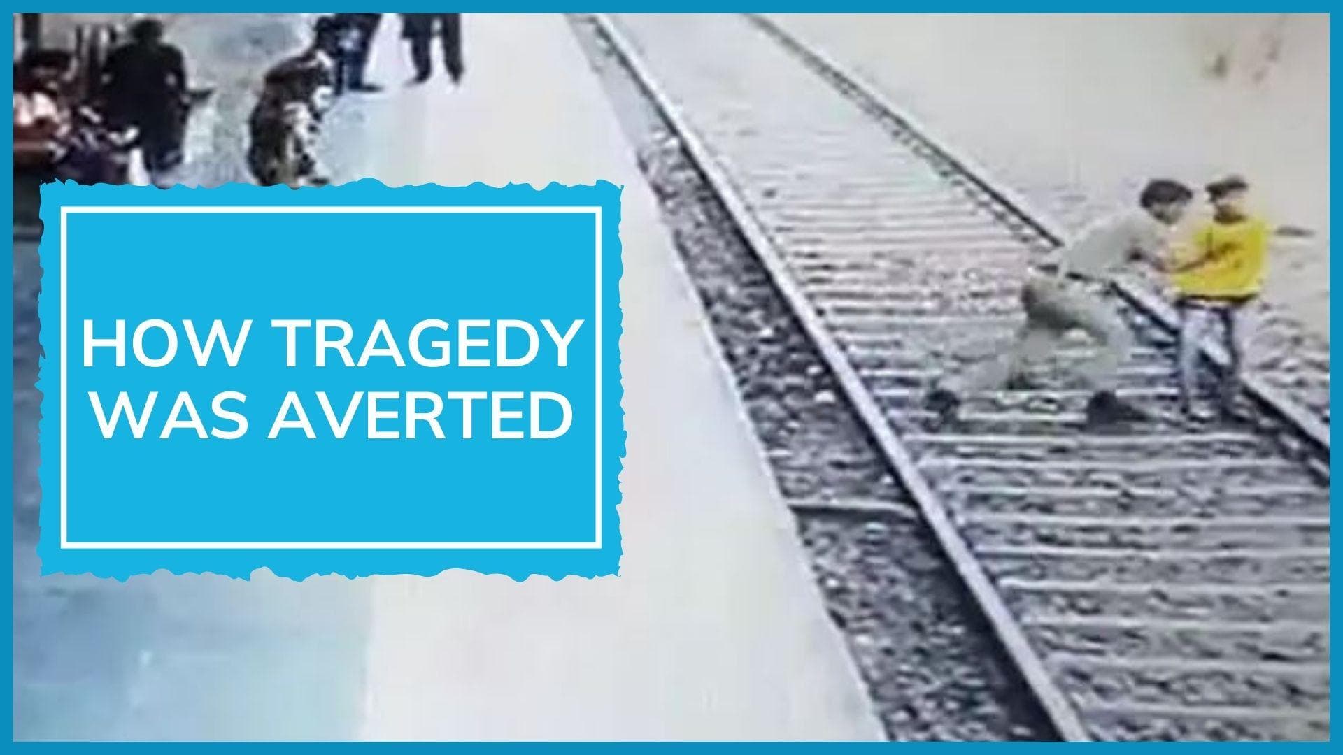 On Camera: Teen jumped onto rail tracks as train approached rapidly. Watch what happened next