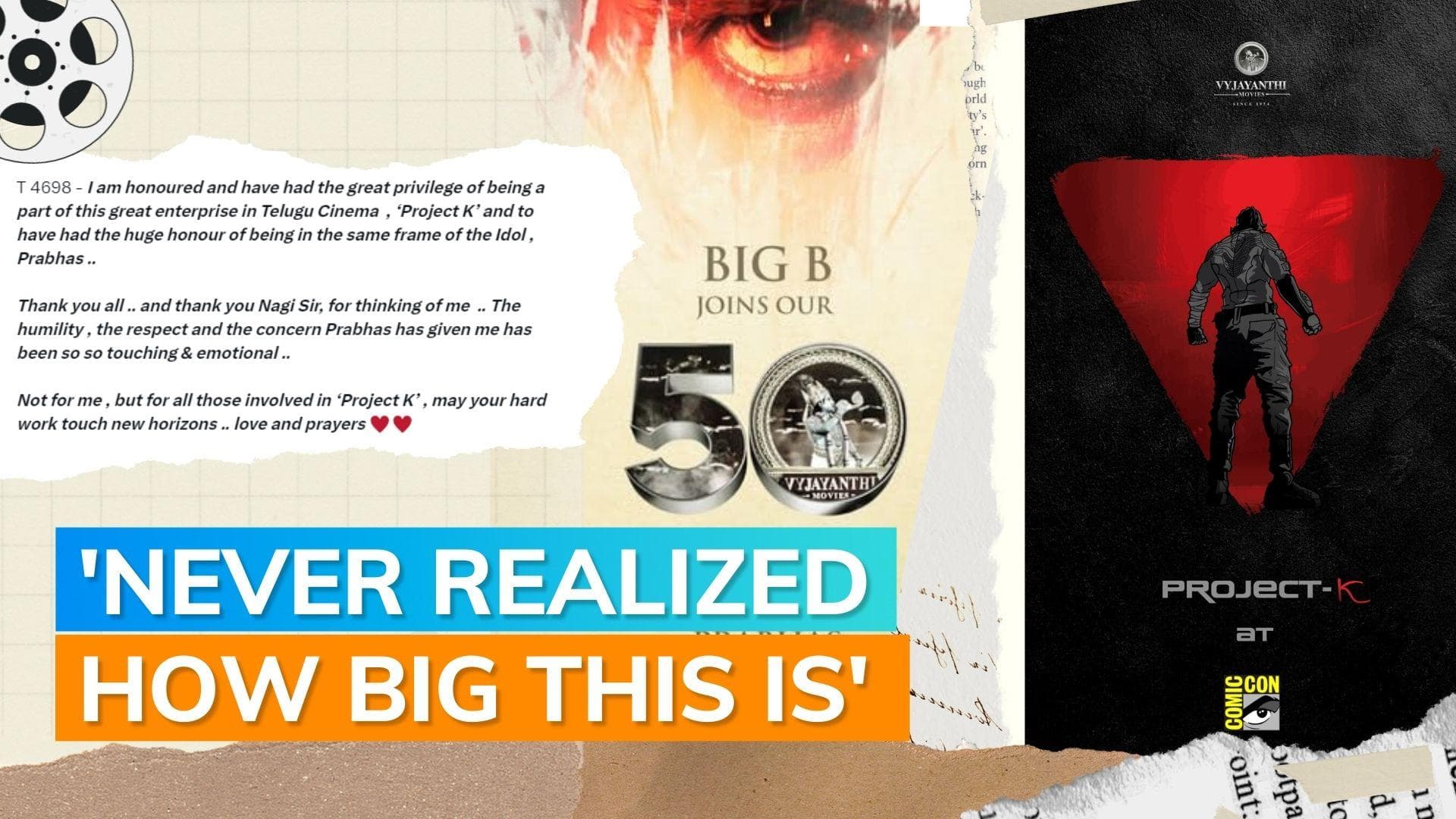 ‘Project K’s debut at San Diego Comic-Con: Amitabh Bachchan ‘honoured’ to be  part of ‘incredible journey