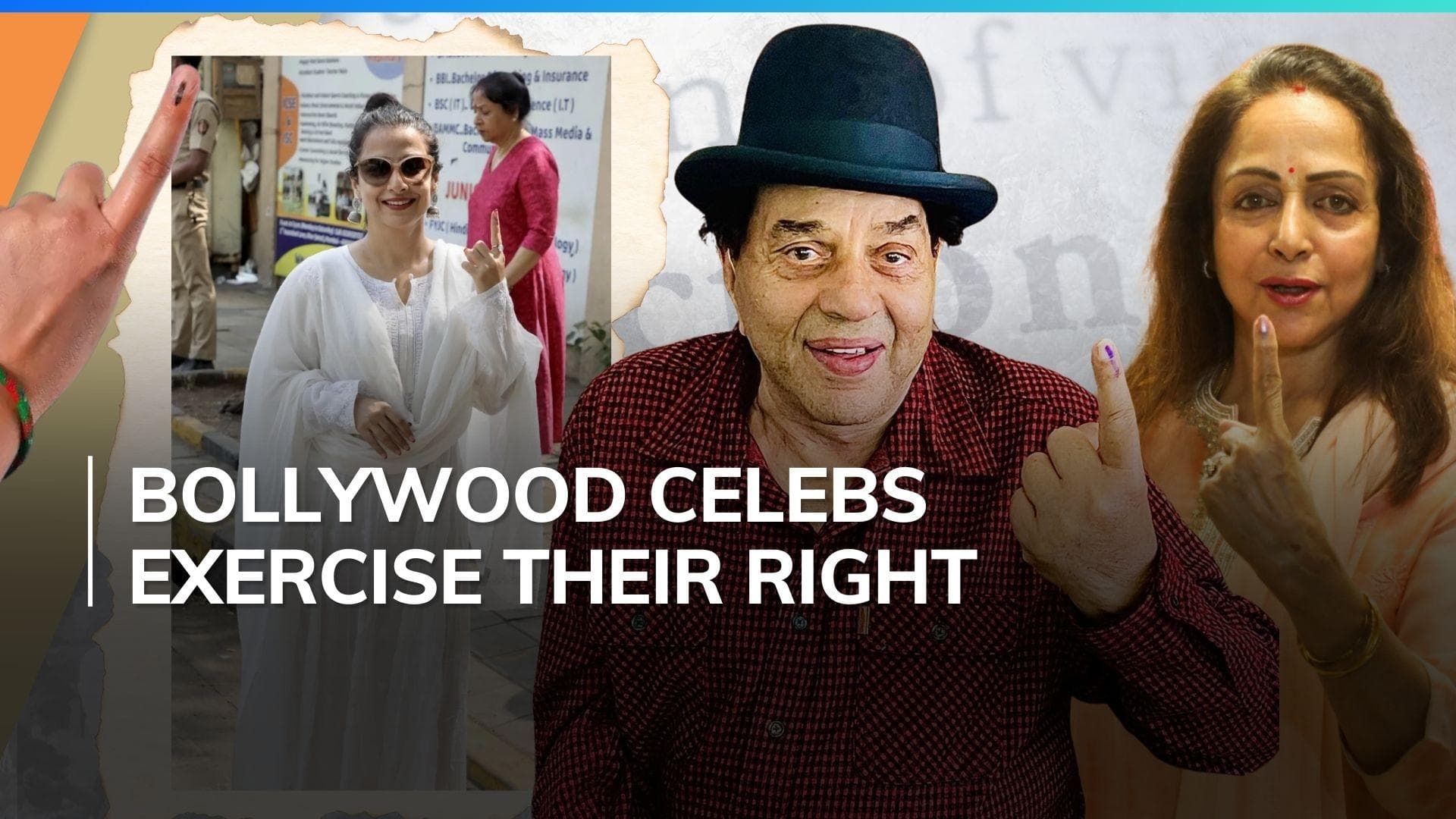 Lok Sabha Elections 2024: Dharmendra-Hema Malini, Vidya Balan and others cast votes in phase 5 