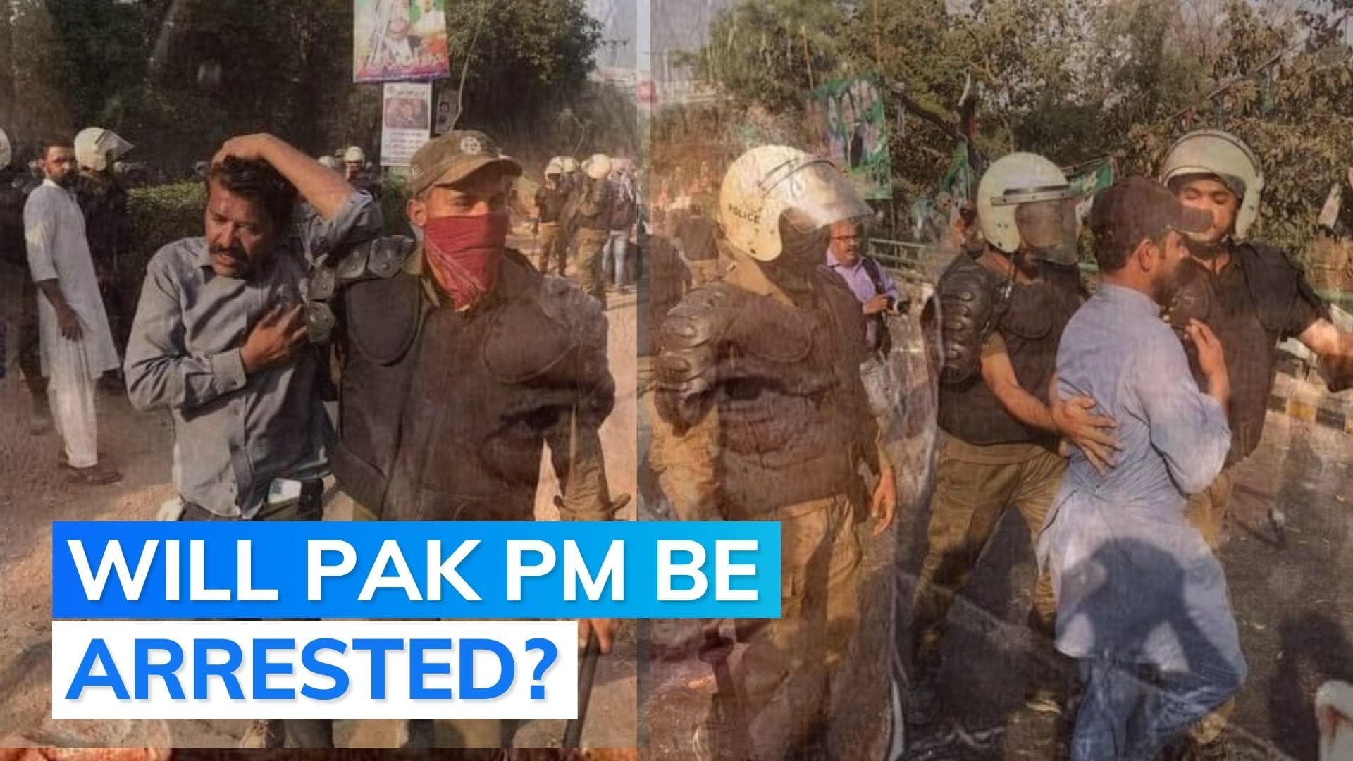 Imran Khan supporters beaten in bid to stop police from arresting him