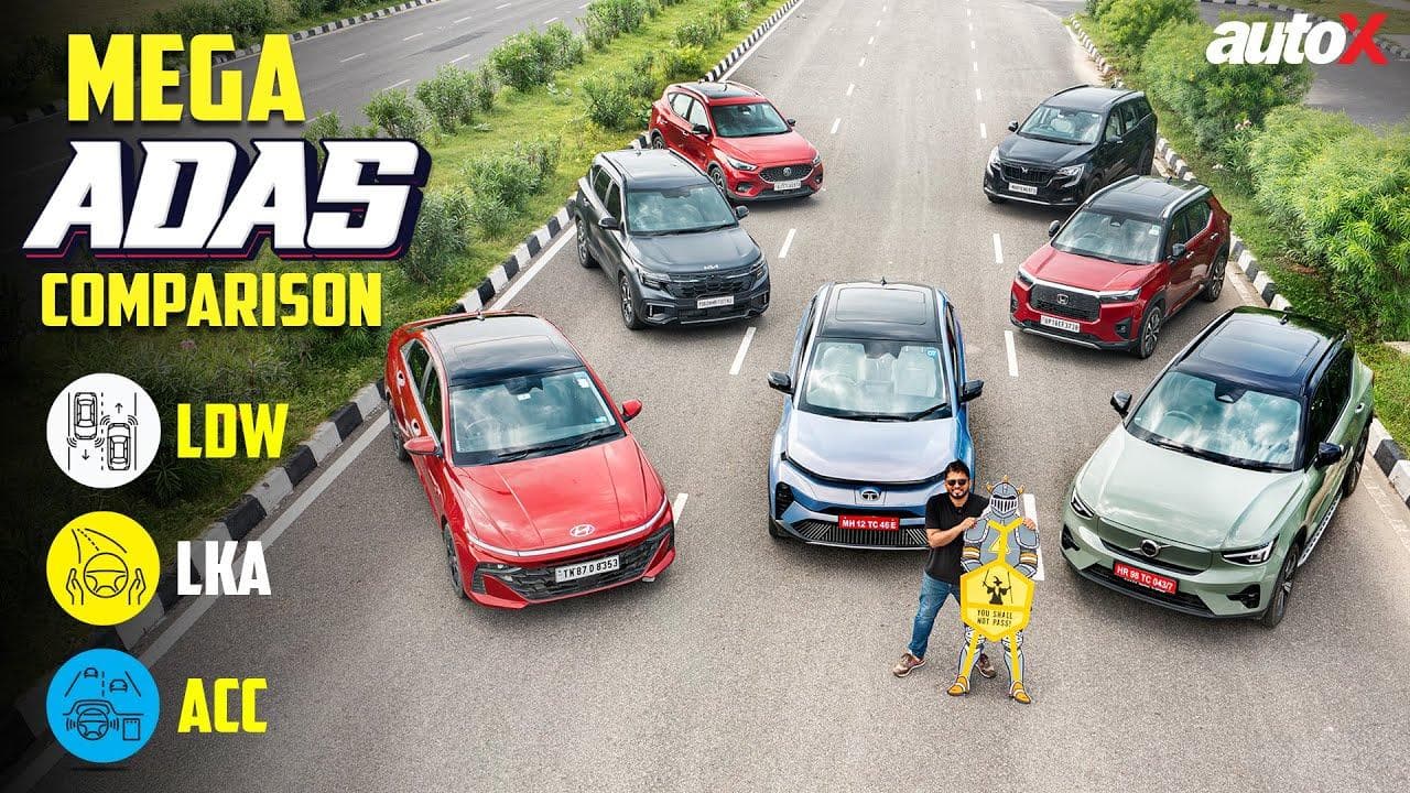 ADAS comparison 2024 India | Elevate vs Seltos vs Verna vs XUV700 vs Astor vs Curvv vs XC40 | Part 2