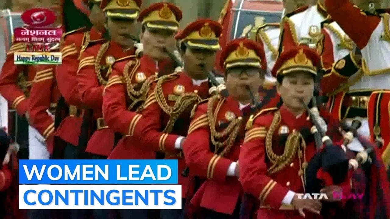 In a first, Delhi Police's women pipe band participates in Republic Day parade 