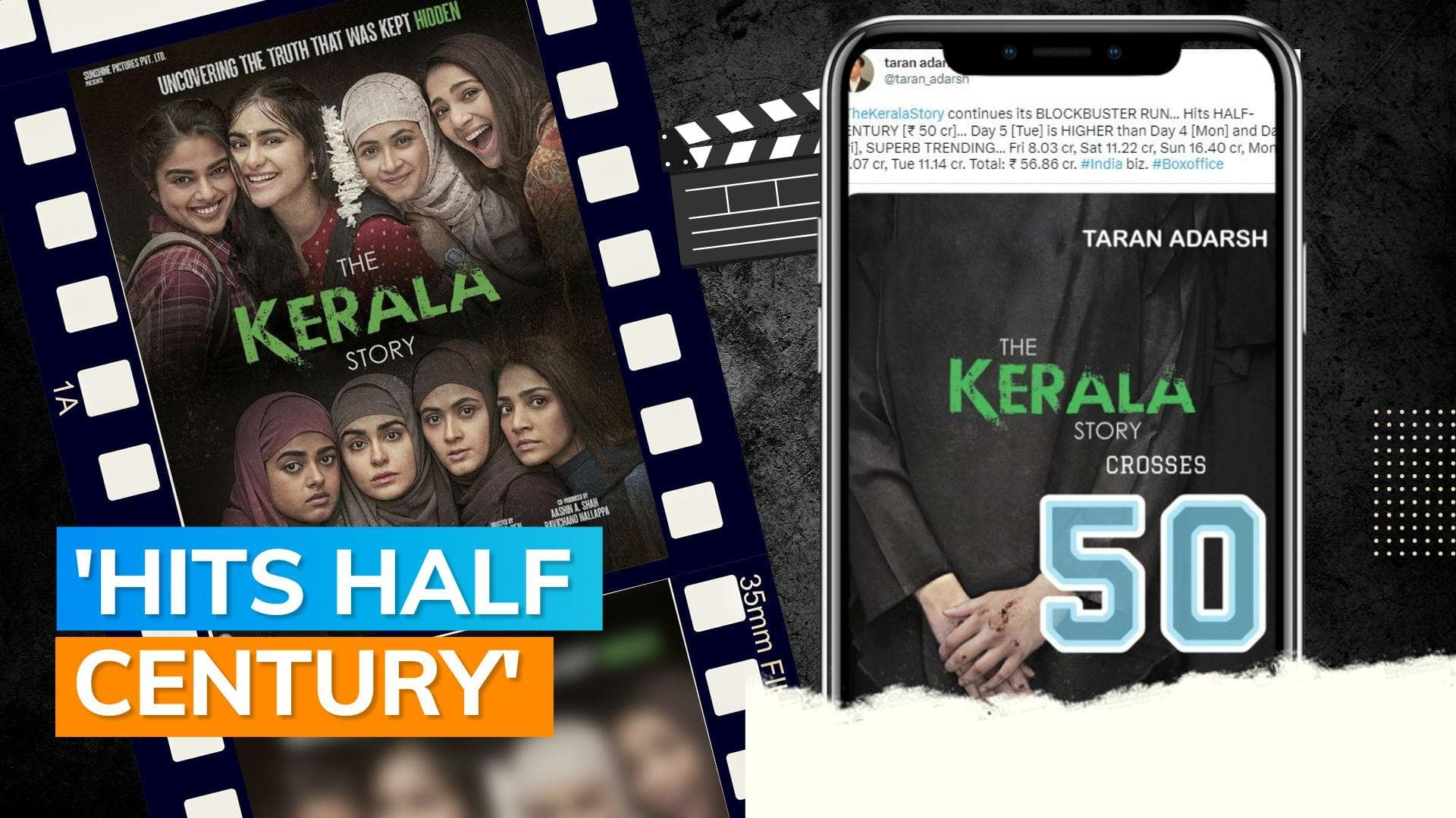 'The Kerala Story' box office day 5: Film crosses 50-crore mark despite of being in controversy