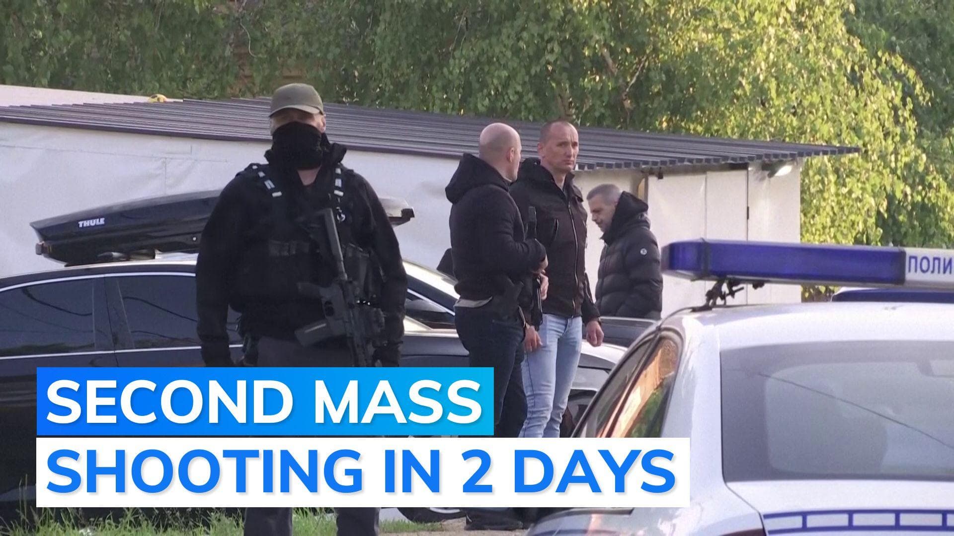 Gunman goes on a shooting spree in Serbia, 8 killed; suspect held