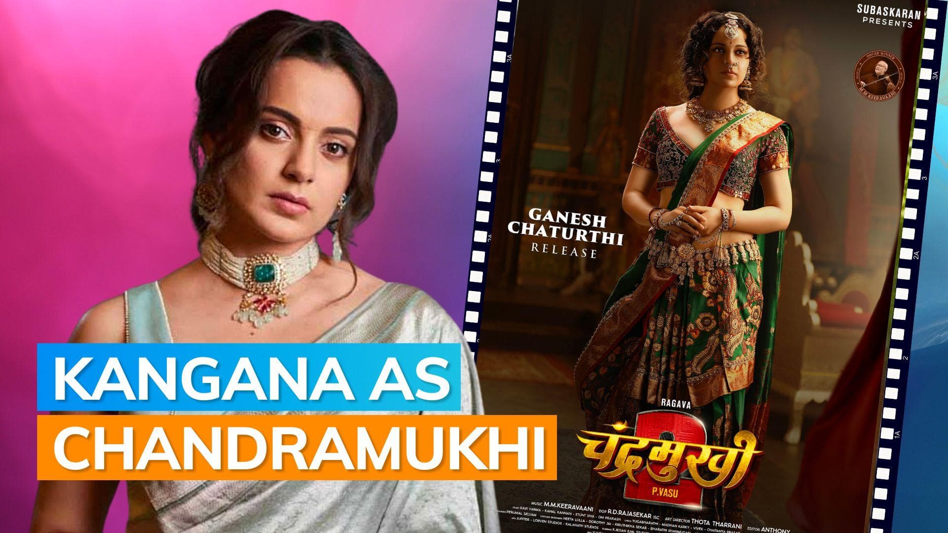 Kangana Ranaut's first look from 'Chandramukhi 2' unveiled: Fans say she looks 'breathtaking gorgeous'