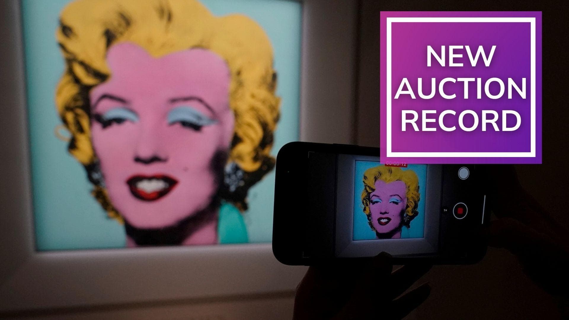 Andy Warhol’s iconic Marilyn Monroe portrait tops Picasso's price at record auction
