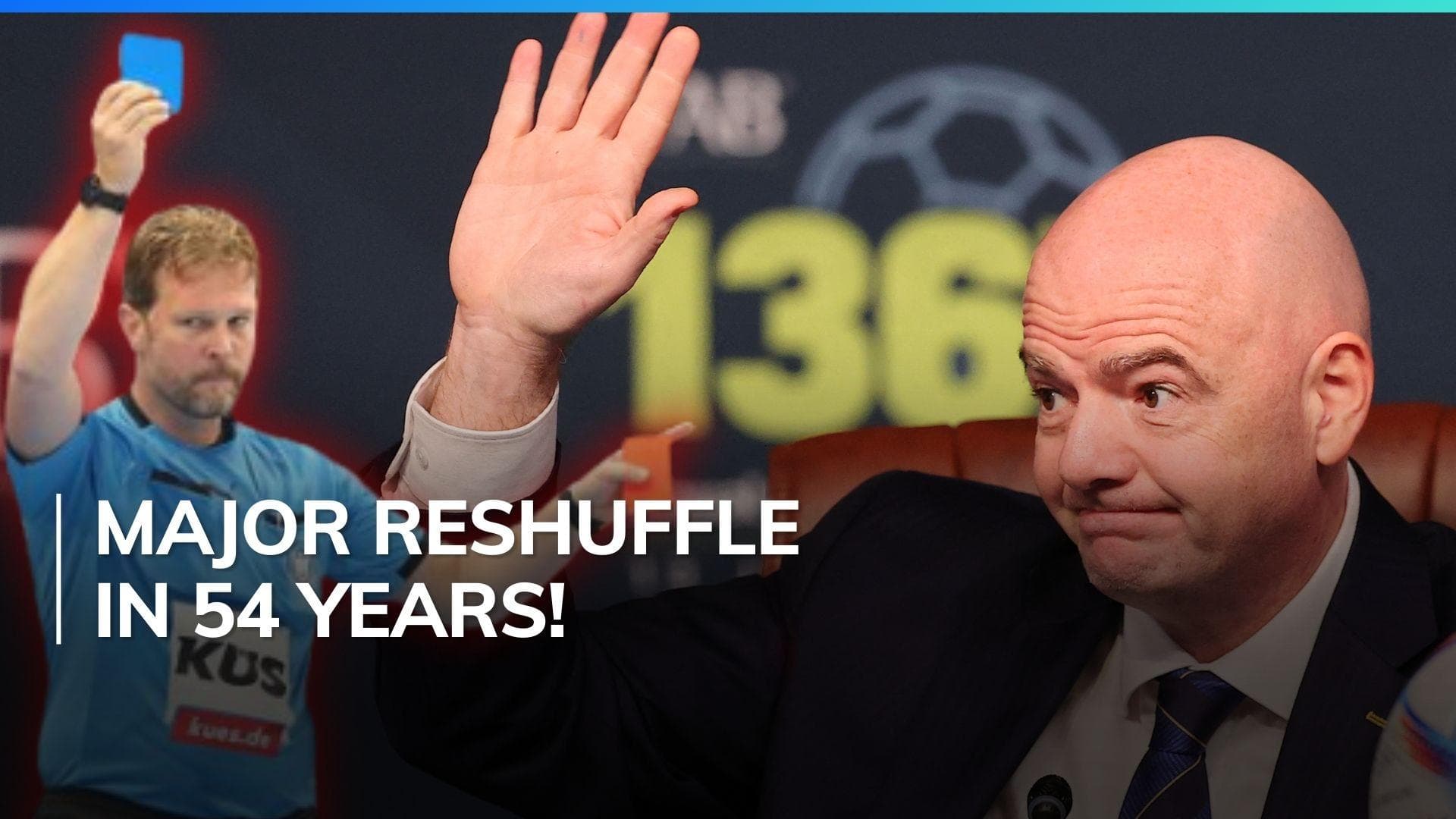 Blue cards set to be introduced for sin-bins in football: Report