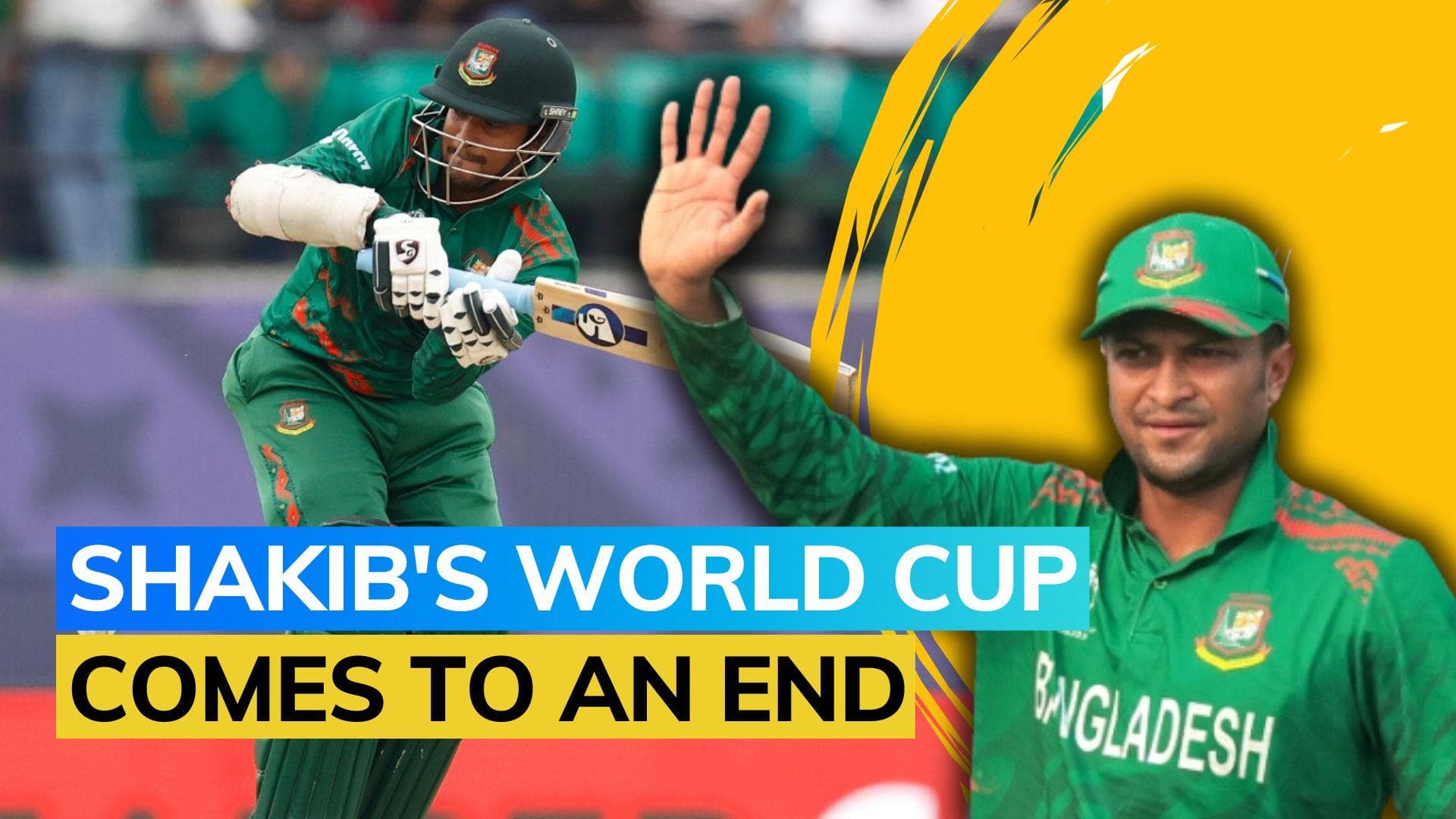 ICC Cricket World Cup: Shakib Al Hassan ruled out of Bangladesh's last World Cup match due to injury