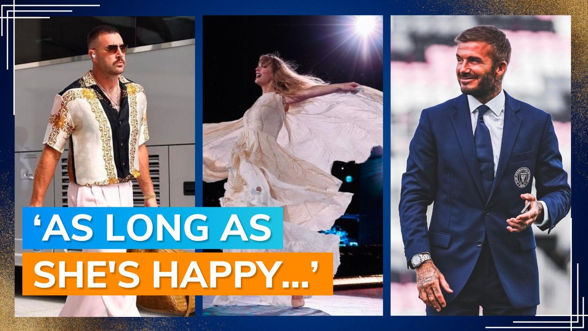 David Beckham responds to the dating rumours between Taylor Swift and Travis Kelce; here’s what he said