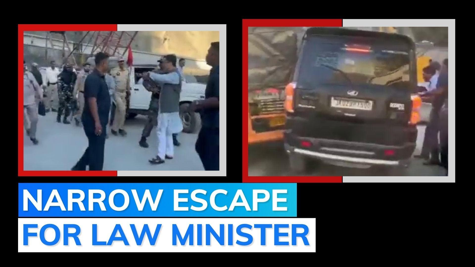 Law minister Kiren Rijiju's car meets with accident in Kashmir's Banihal: report