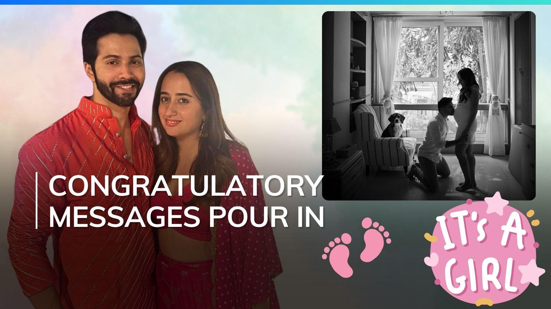 Varun Dhawan and Natasha Dalal welcome baby girl, David Dhawan confirms |Watch 