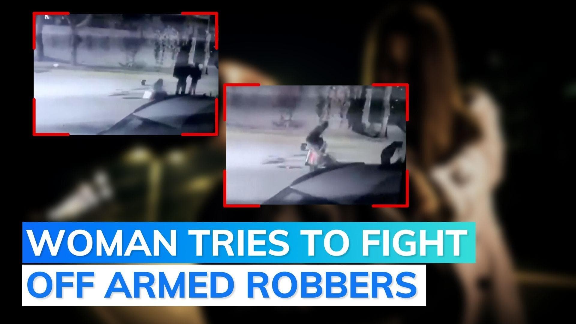 Woman robbed at knifepoint in Delhi's Punjab Bagh area; chilling incident caught on cam
