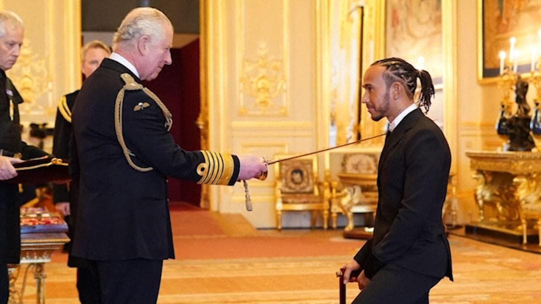 7-time Formula 1 Champion Lewis Hamilton receives Knighthood 