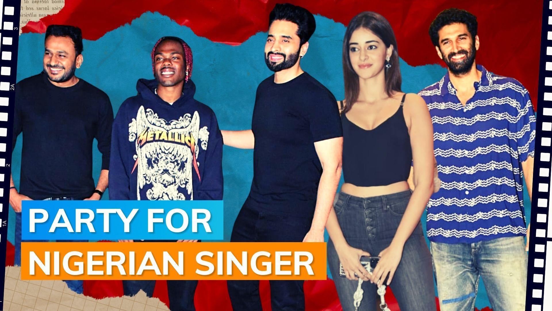 Rumoured couple Ananya Panday, Aditya Roy Kapur and others attend Jackky Bhagnani's party for CKay