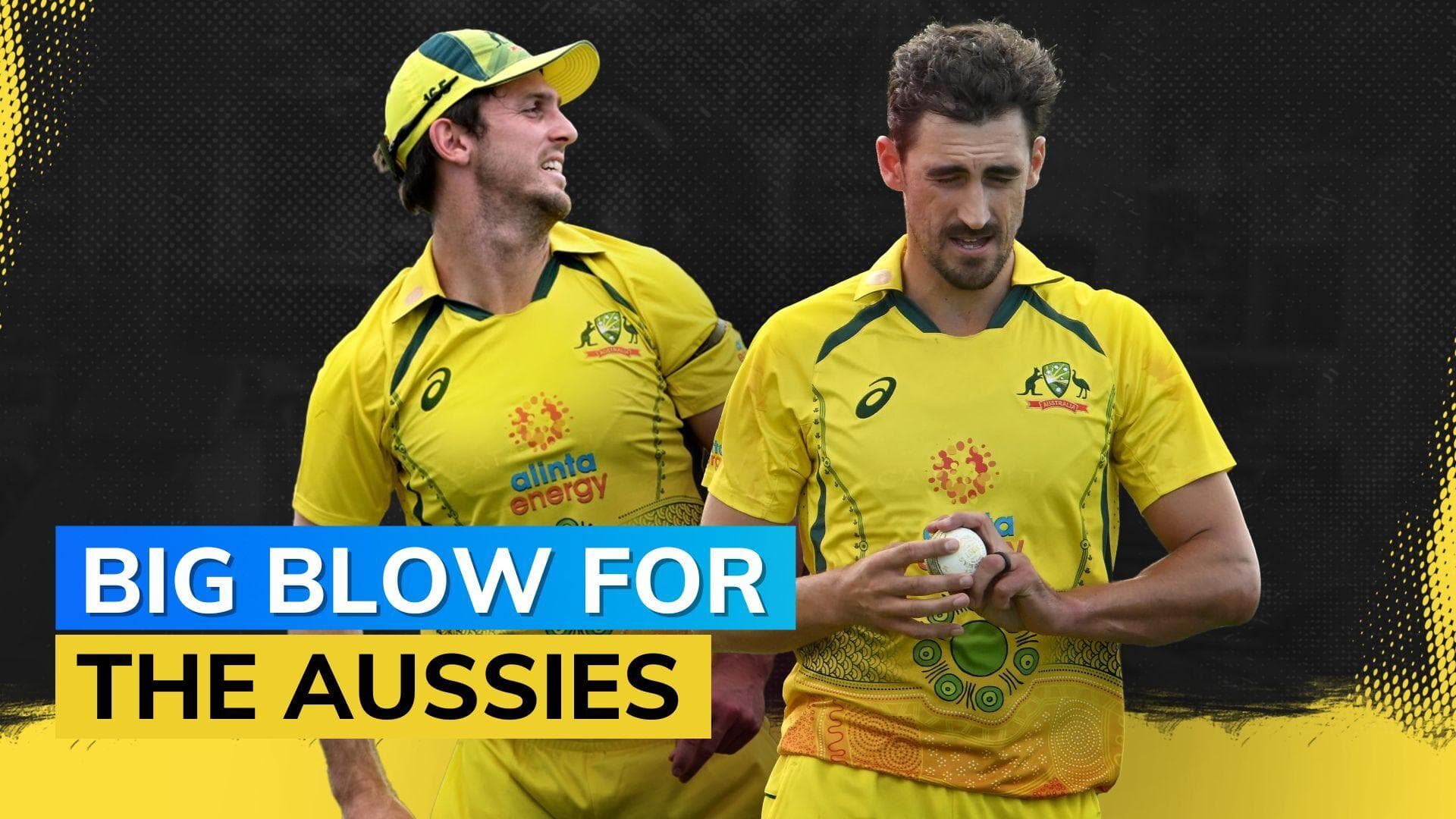 India vs Australia: Mitchell Starc, Mitchell Marsh, Marcus Stoinis ruled out of T20I series