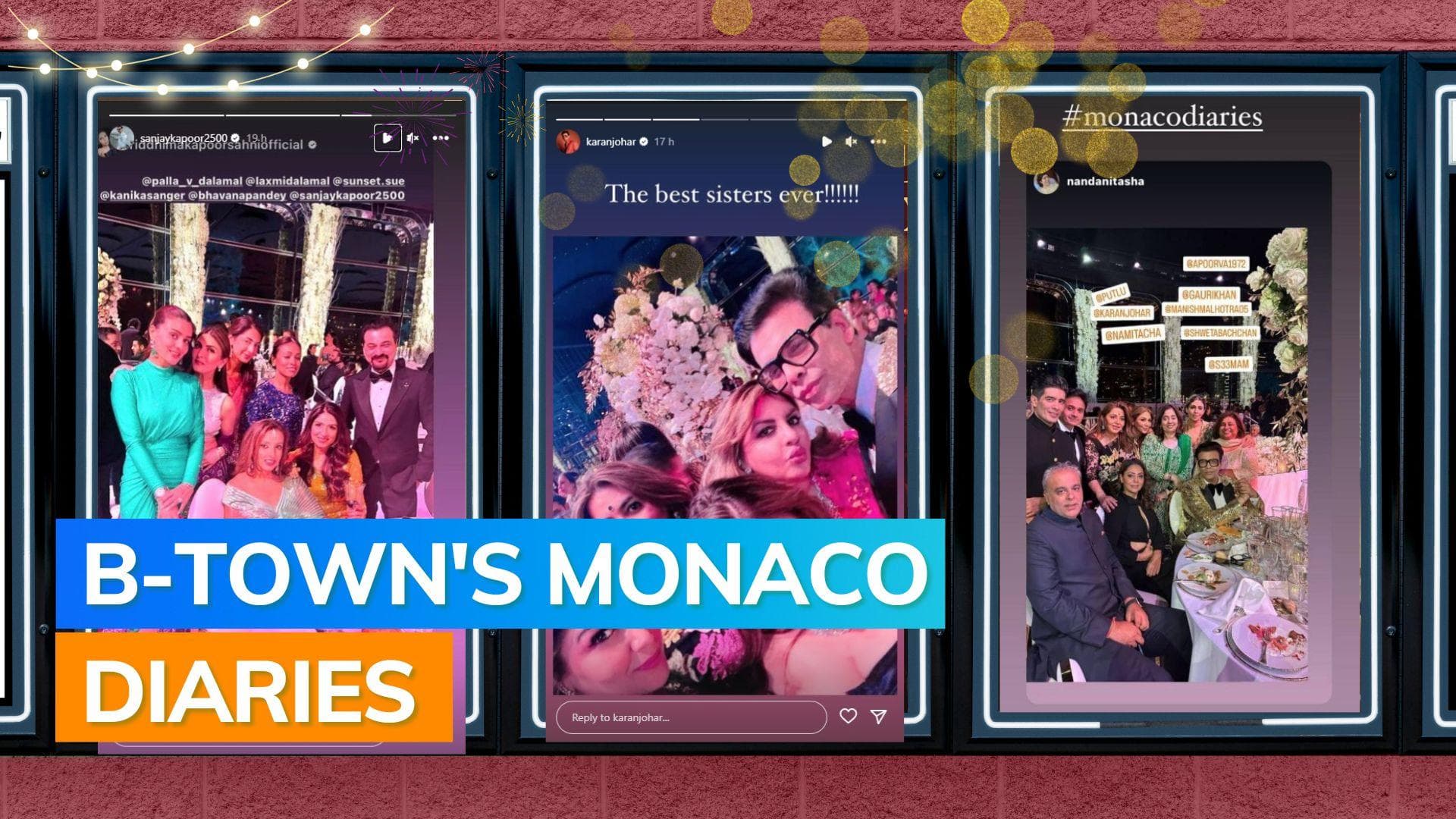 Karan Johar parties with Karisma Kapoor, Gauri Khan, Shweta Bachchan Nanda at a wedding in Europe