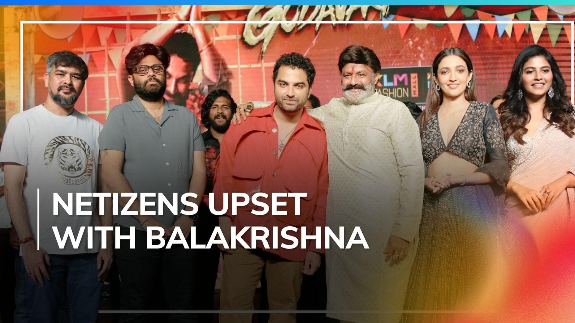 Balakrishna pushes away actor Anjali at 'Gangs Of Godavari' event; video goes viral | Watch