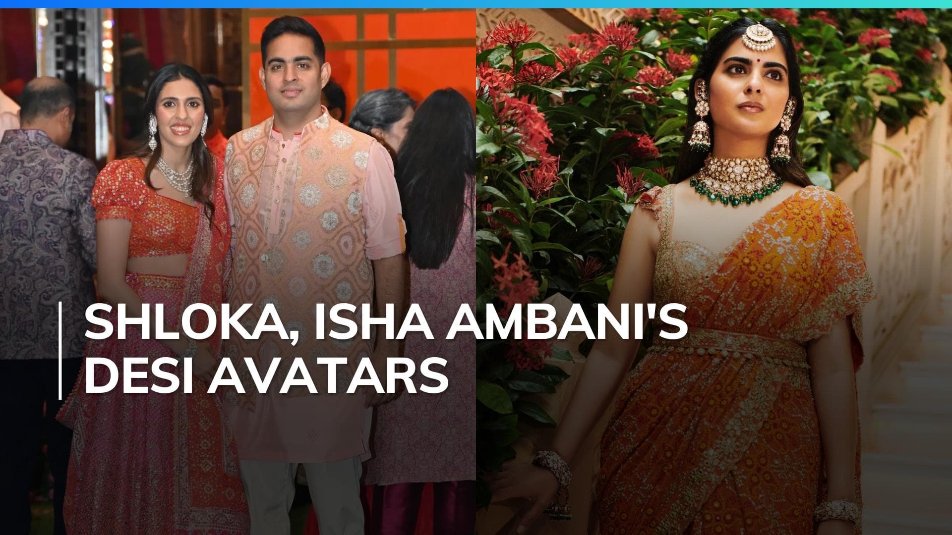 Isha Ambani, Shloka Mehta pick traditional wear for Anant Ambani-Radhika Merchant's mameru ceremony