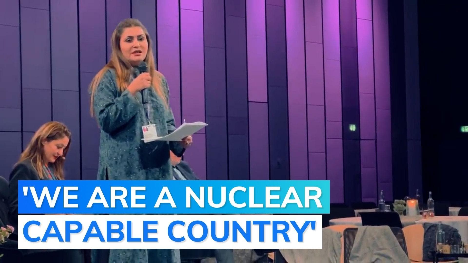 Pakistan Federal minister Shazia Marri threatens India with 'nuclear' war