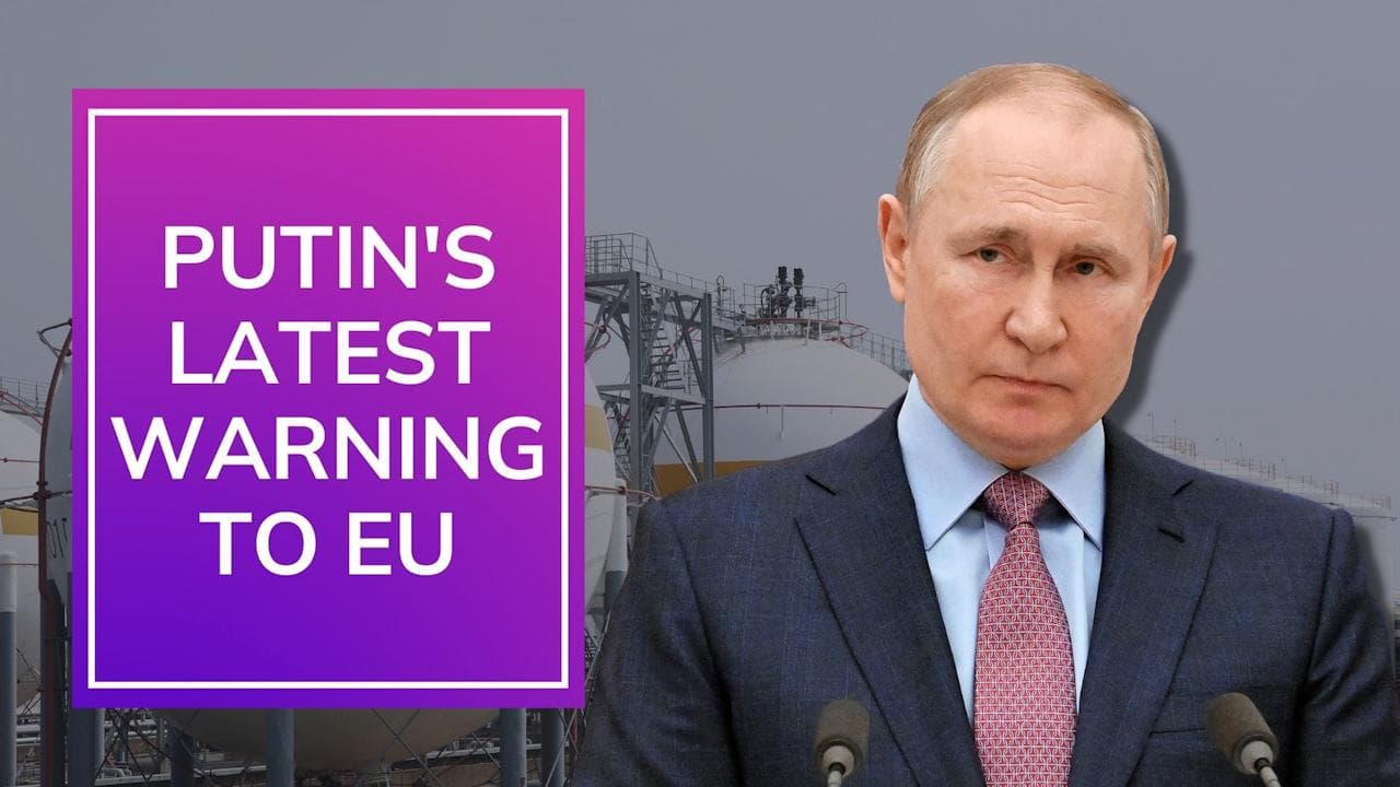 Putin resorts to blackmail: Pay in Rubles for gas or will shut it off 