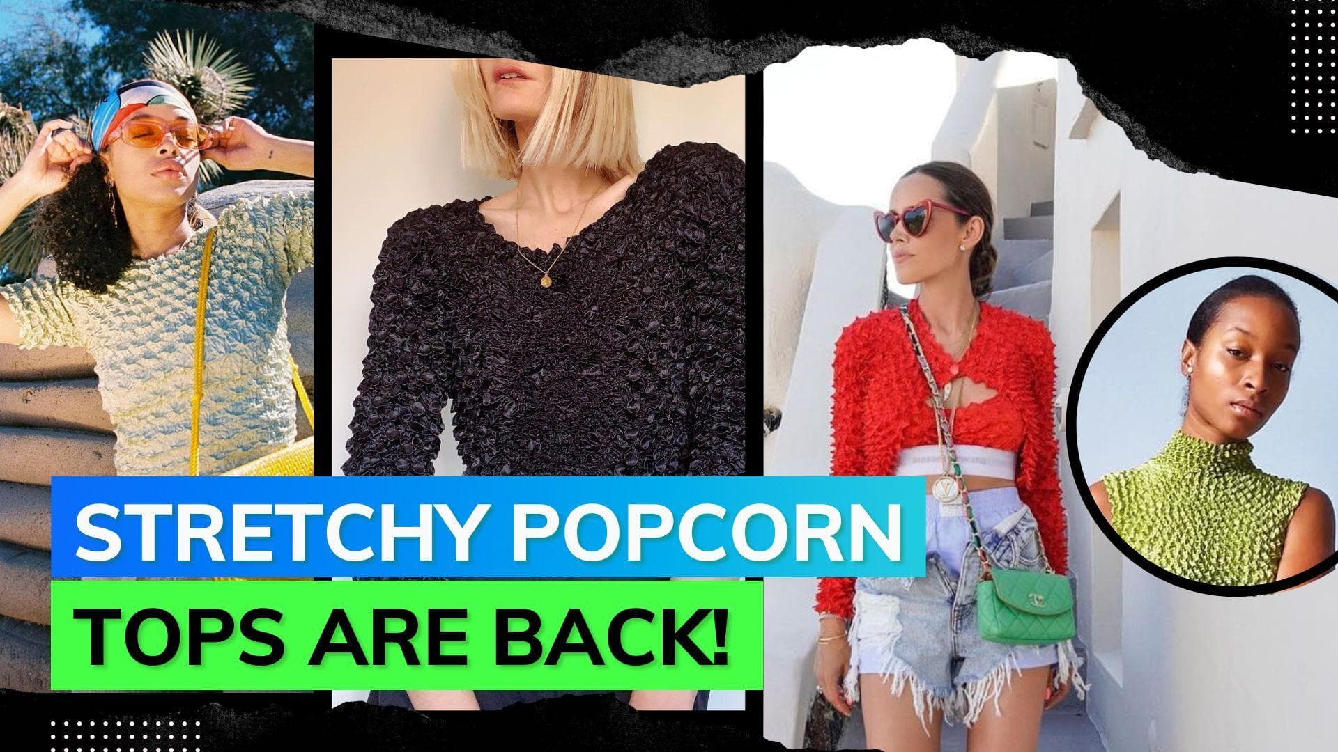 Y2K’s popcorn tops are having a major comeback; here’s how to style them 
