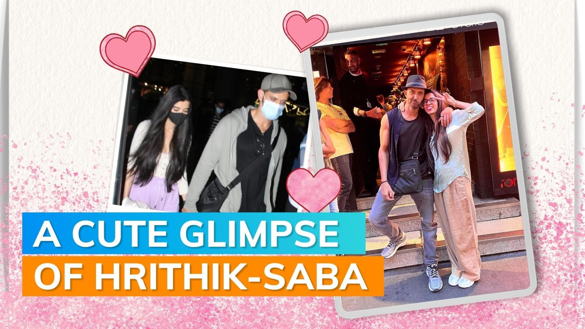 Hrithik Roshan and Saba Azad snapped at Mumbai Airport, the couple walks hand-in-hand