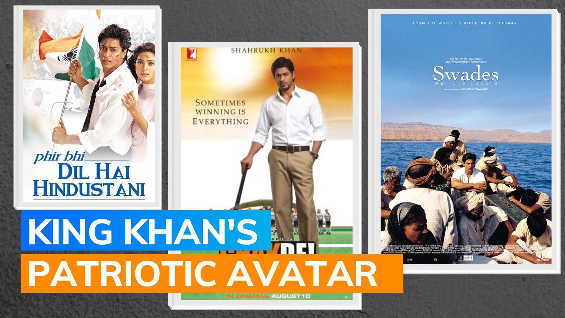 From ‘Swades’ to ‘Chak De India’, a look at Shah Rukh Khan's patriotic films