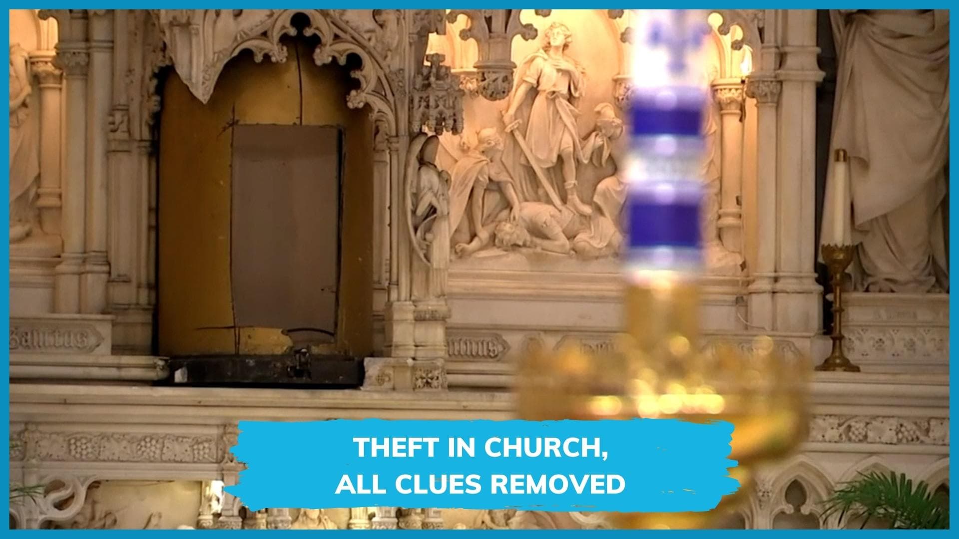 New York church $2 million relic stolen, angel statue beheaded; CCTV recordings also removed