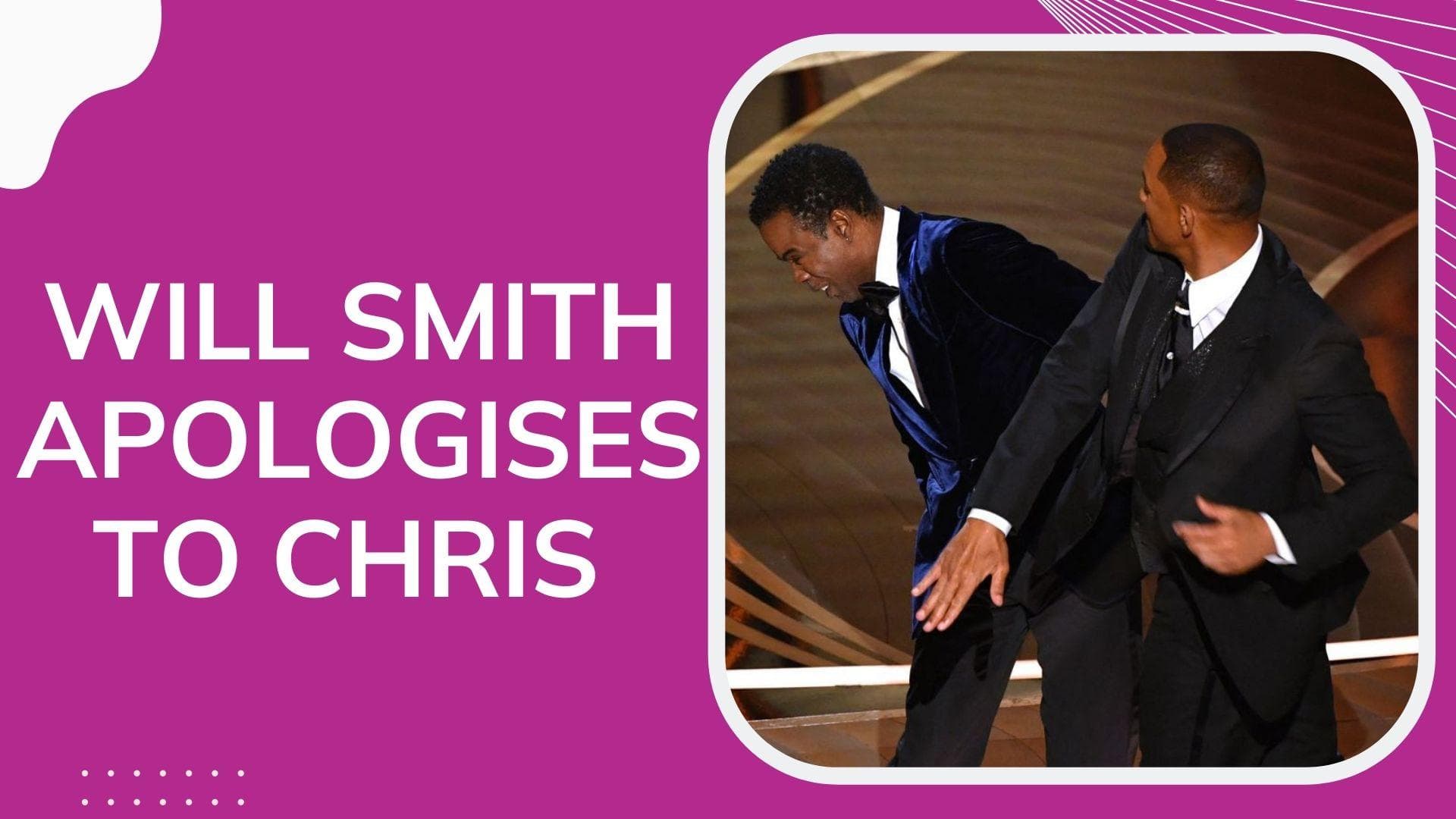 Will Smith apologises to Chris Rock, says 'a joke about Jada's medical condition was too much'