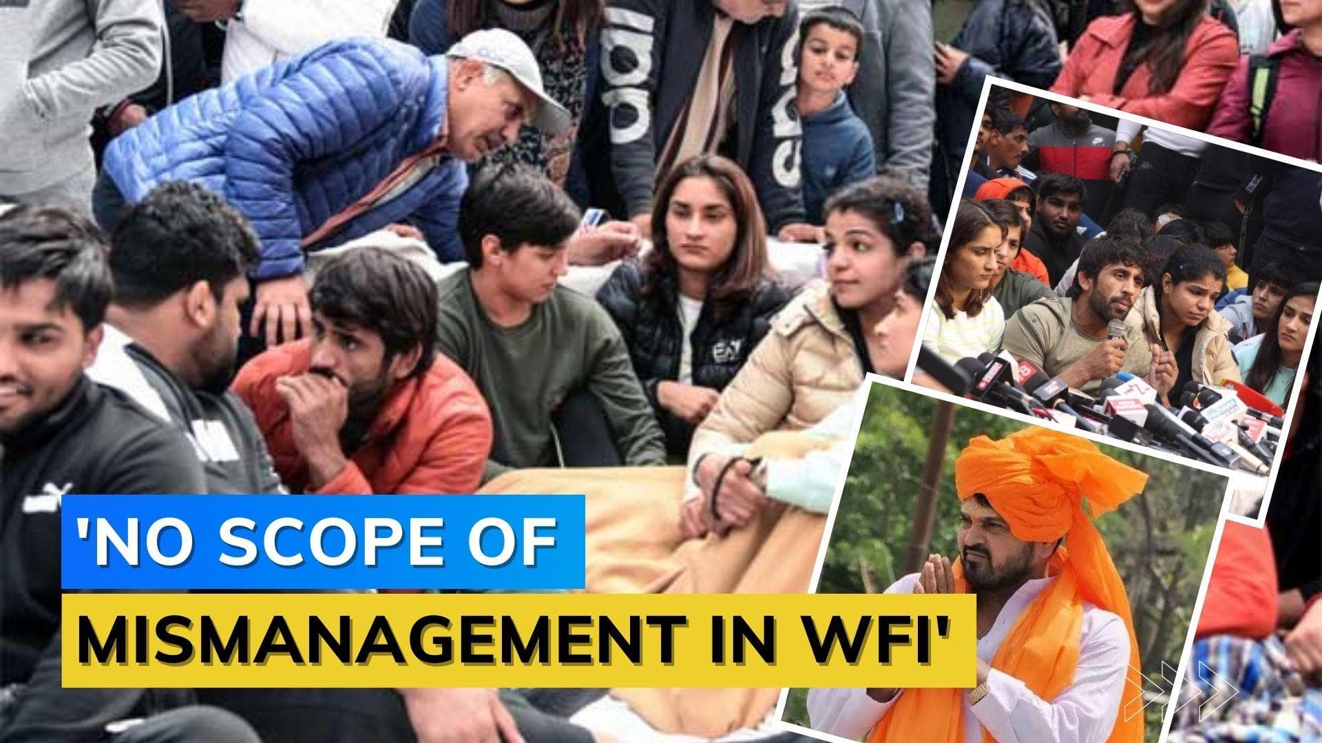 WFI labels wrestlers' protest 'hidden, personal agenda' in letter to Sports Ministry