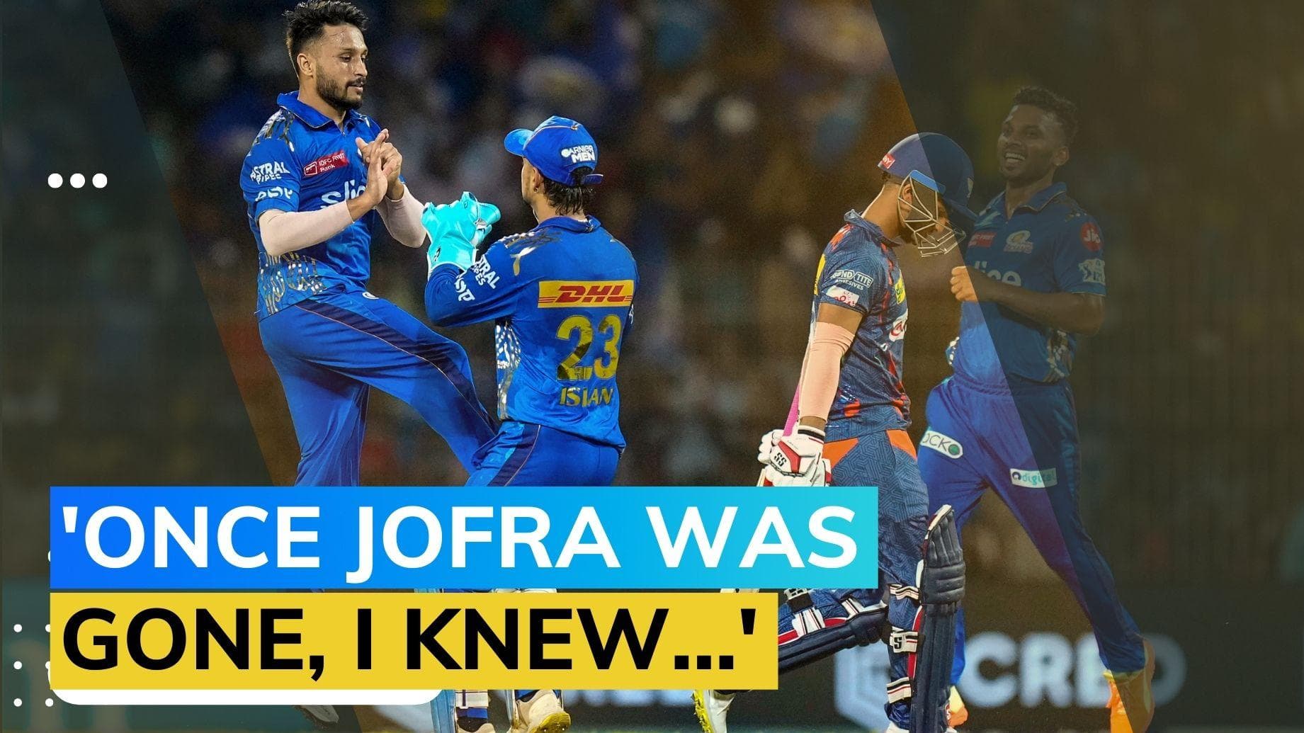 Mumbai's emphatic 81-run win hero Akash Madhwal impresses Rohit Sharma 