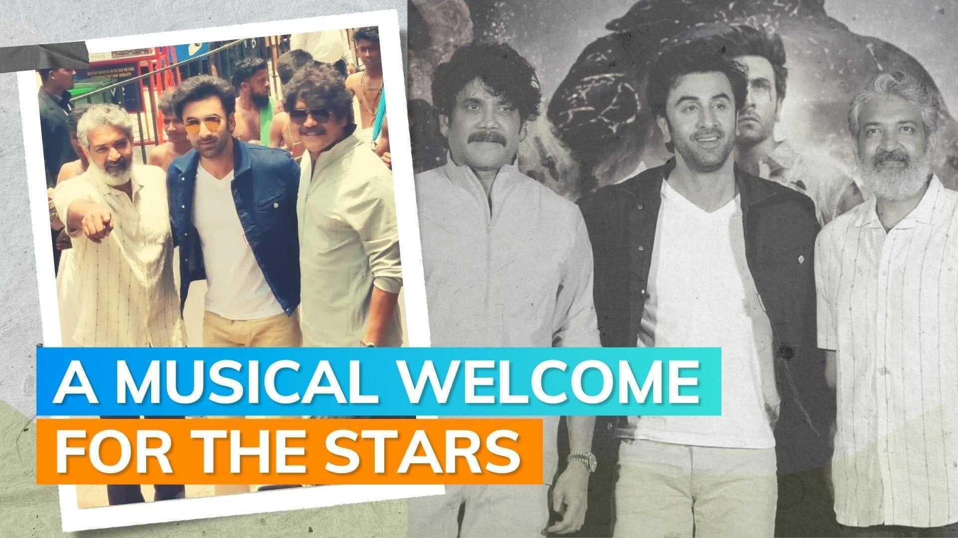 ‘Brahmastra’: S S Rajamouli, Ranbir Kapoor & Nagarjuna come together to promote the film in Chennai