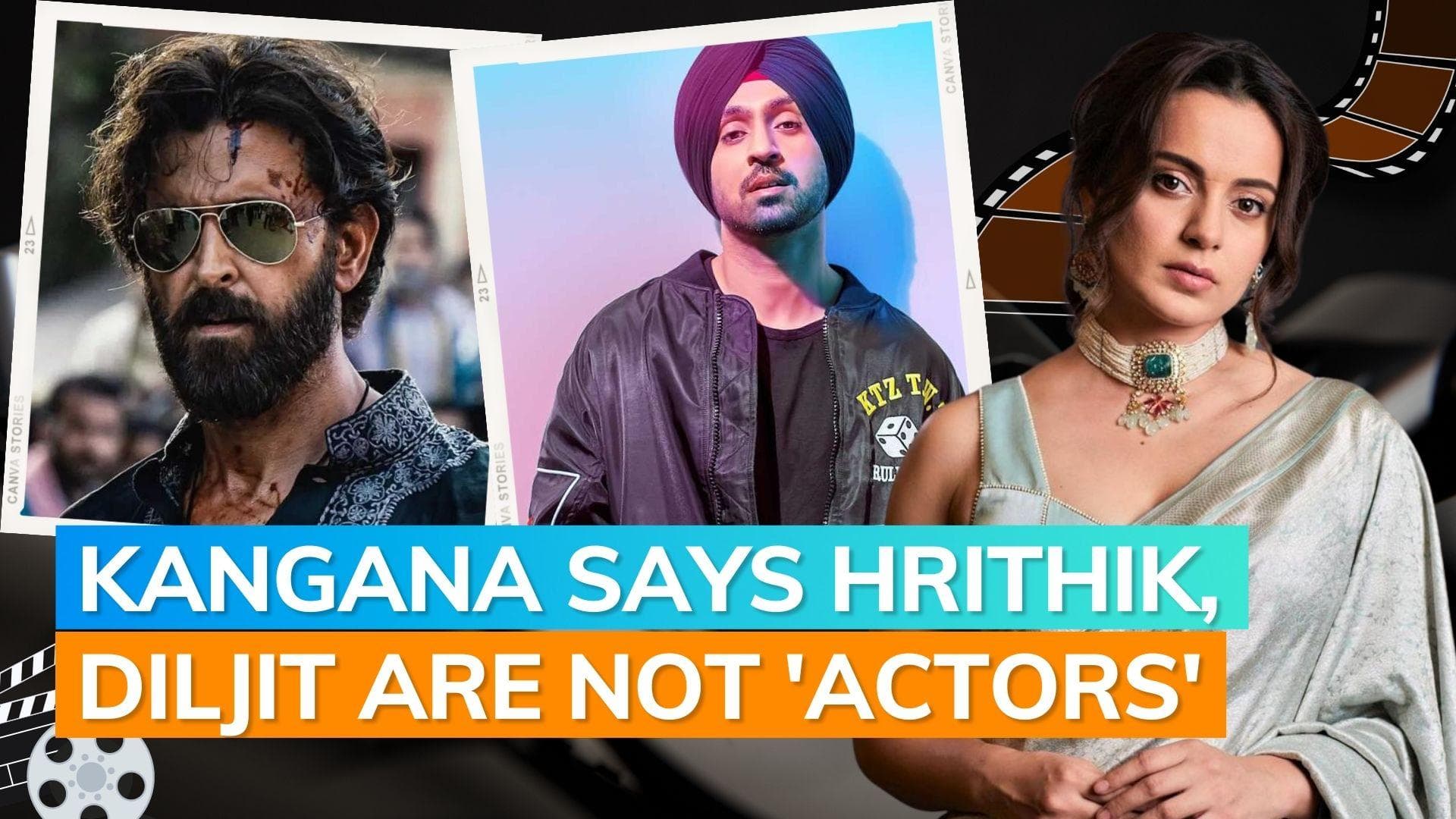 Kangana Ranaut asked to pick her favourite actor - Hrithik Roshan or Diljit Dosanjh. Here’s what she said