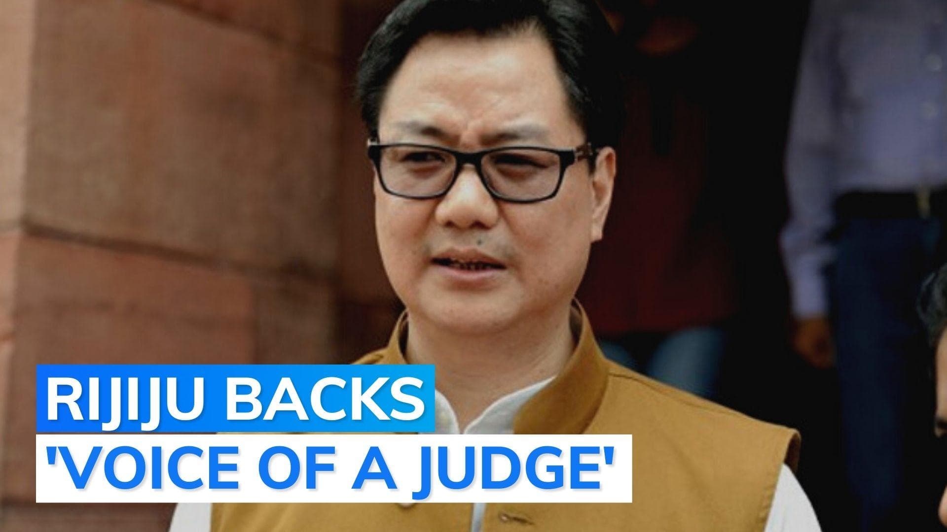 Kiren Rijiju shares 'sane views' of retired judge amid tussle between govt and judiciary