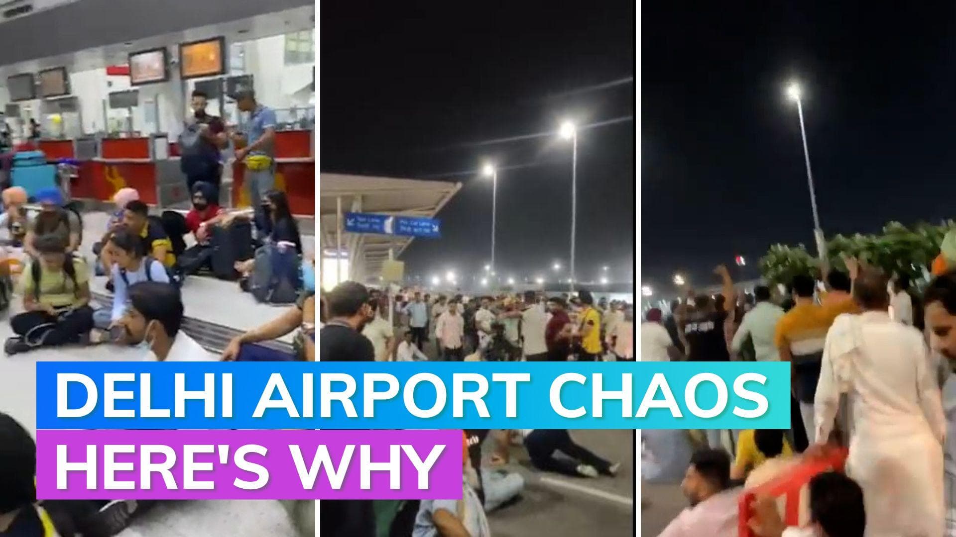 Chaos at Delhi airport as Lufthansa cancels 800 flights