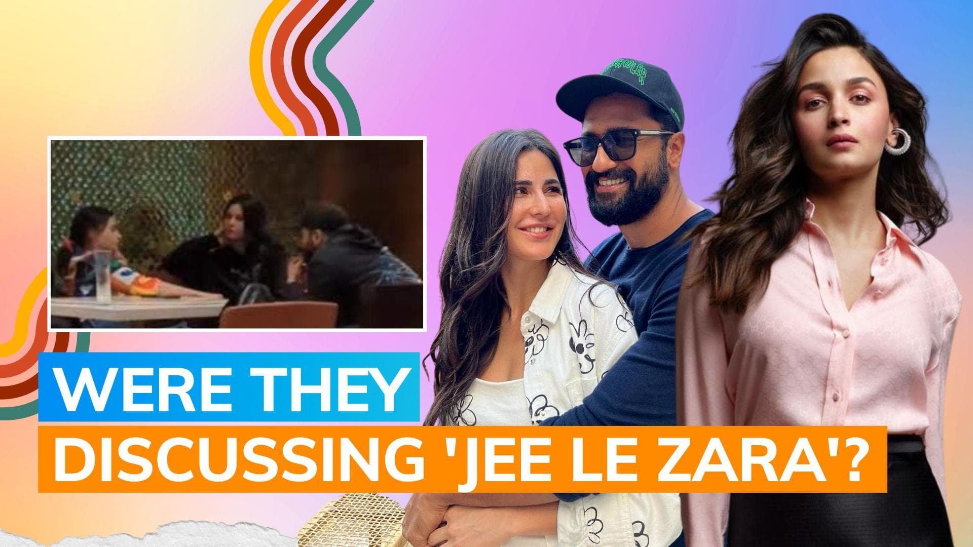 Alia Bhatt catches up with Vicky Kaushal and Katrina Kaif at airport lounge | Watch