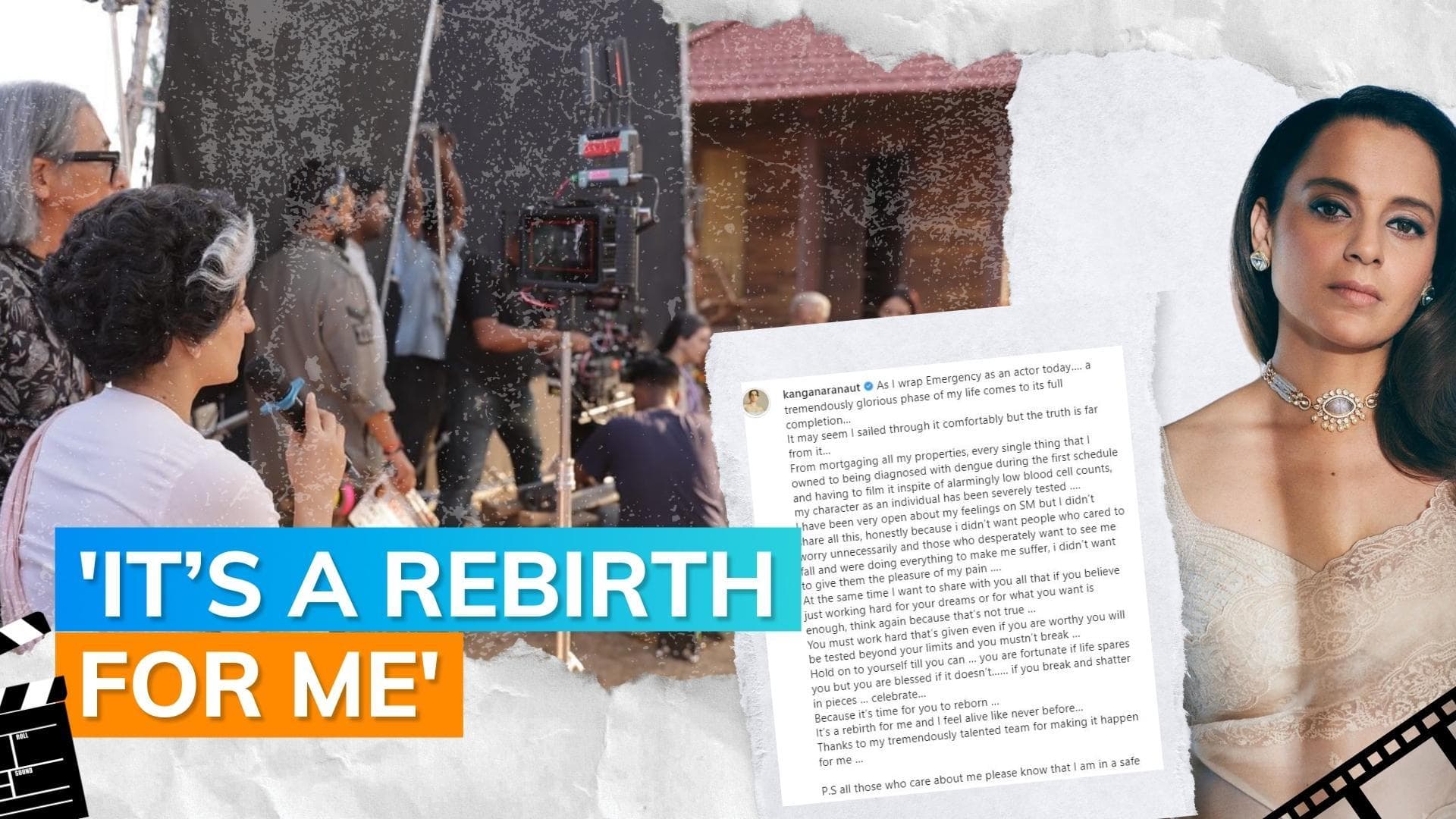 Kangana Ranaut wraps ‘Emergency’, reveals she mortgaged ‘every single thing’ she owns for the film