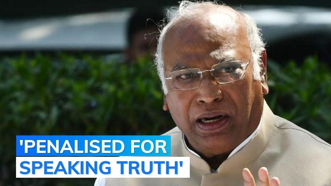 Rahul Gandhi disqualified: 'punished for speaking the truth', says Congress President 