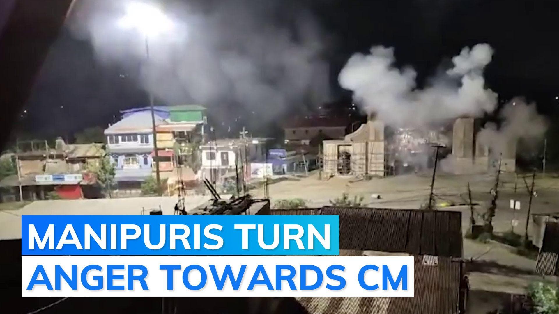 Anti-govt protesters try to attack Manipur CM's ancestral house, security forces foil attempt